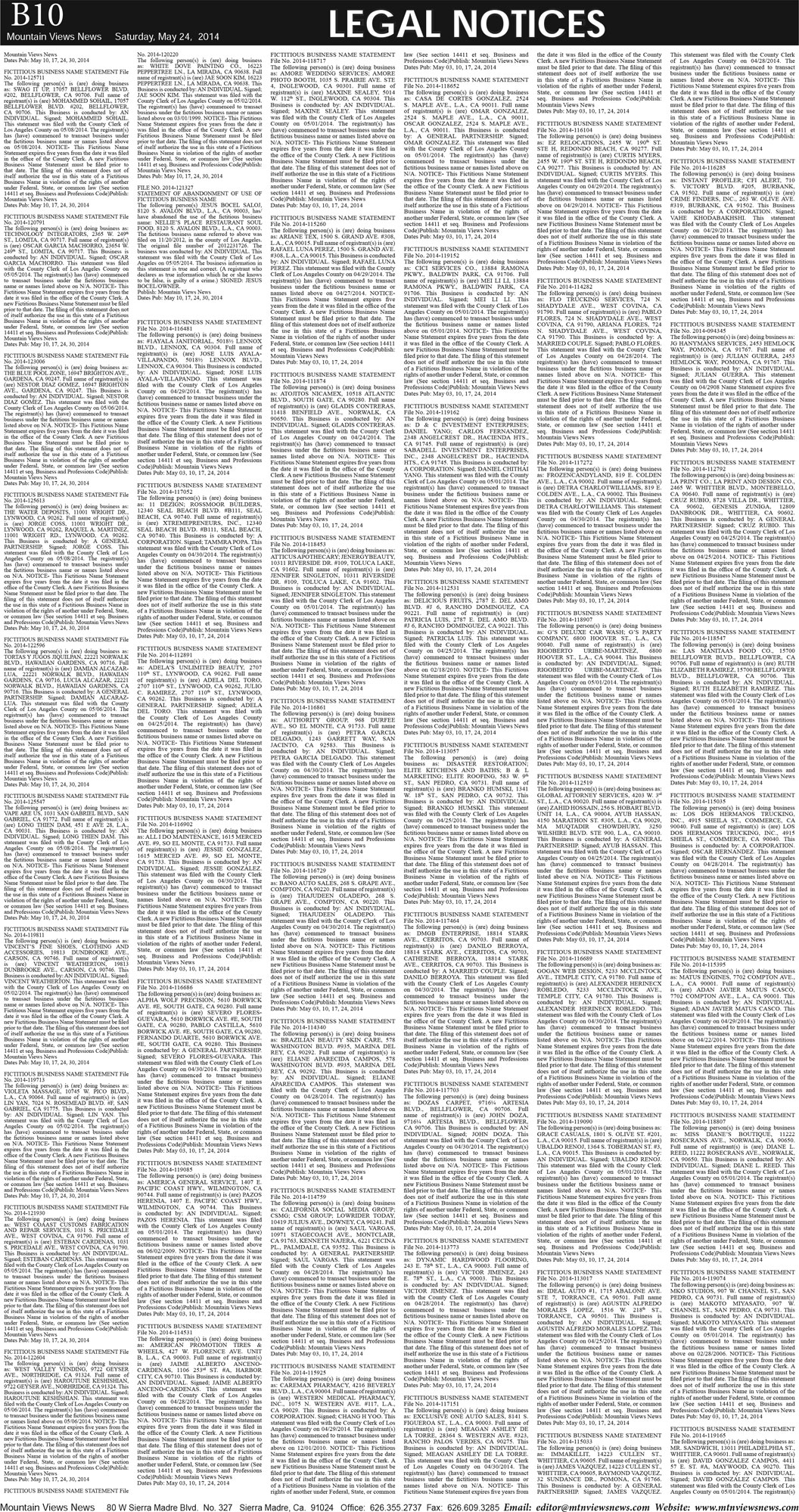 MVNews this week:  Page B:10