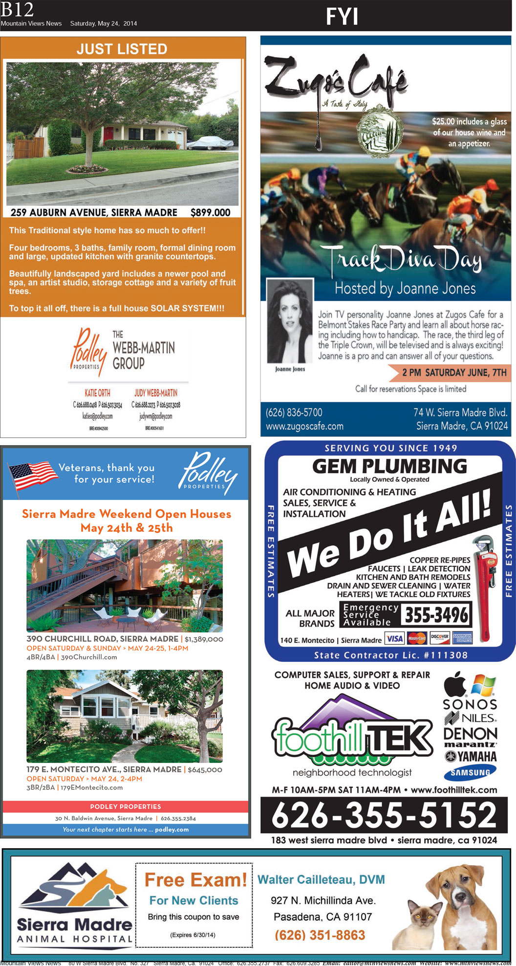 MVNews this week:  Page B:12