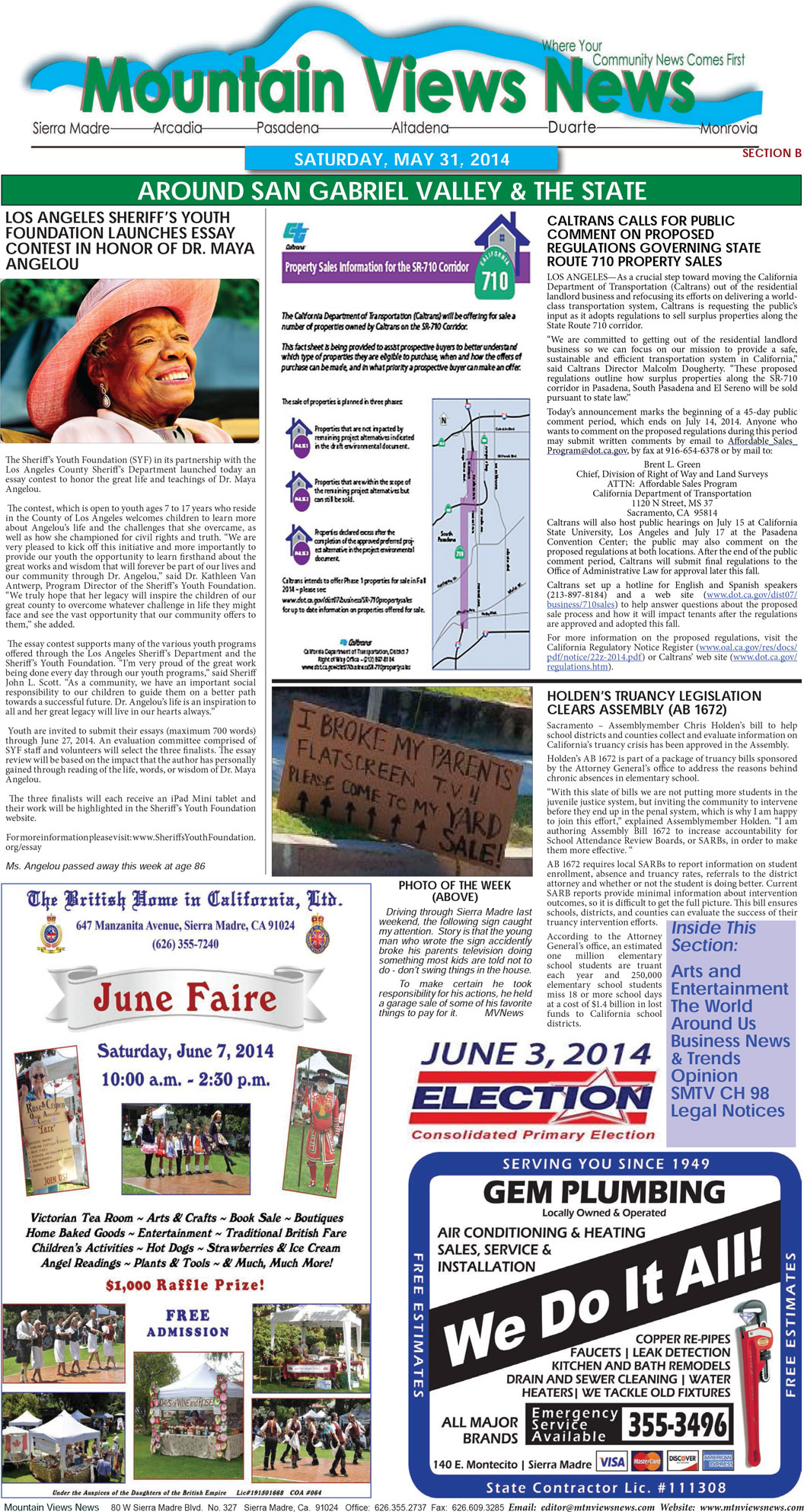 MVNews this week:  Page B:1