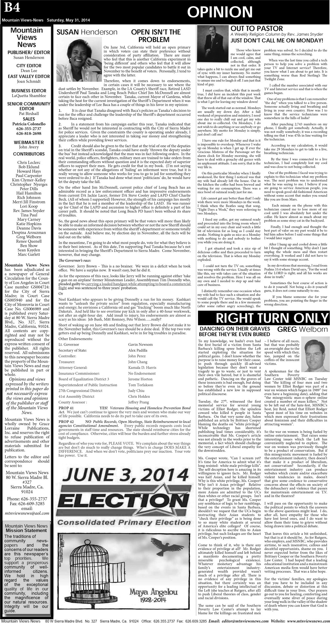 MVNews this week:  Page B:4