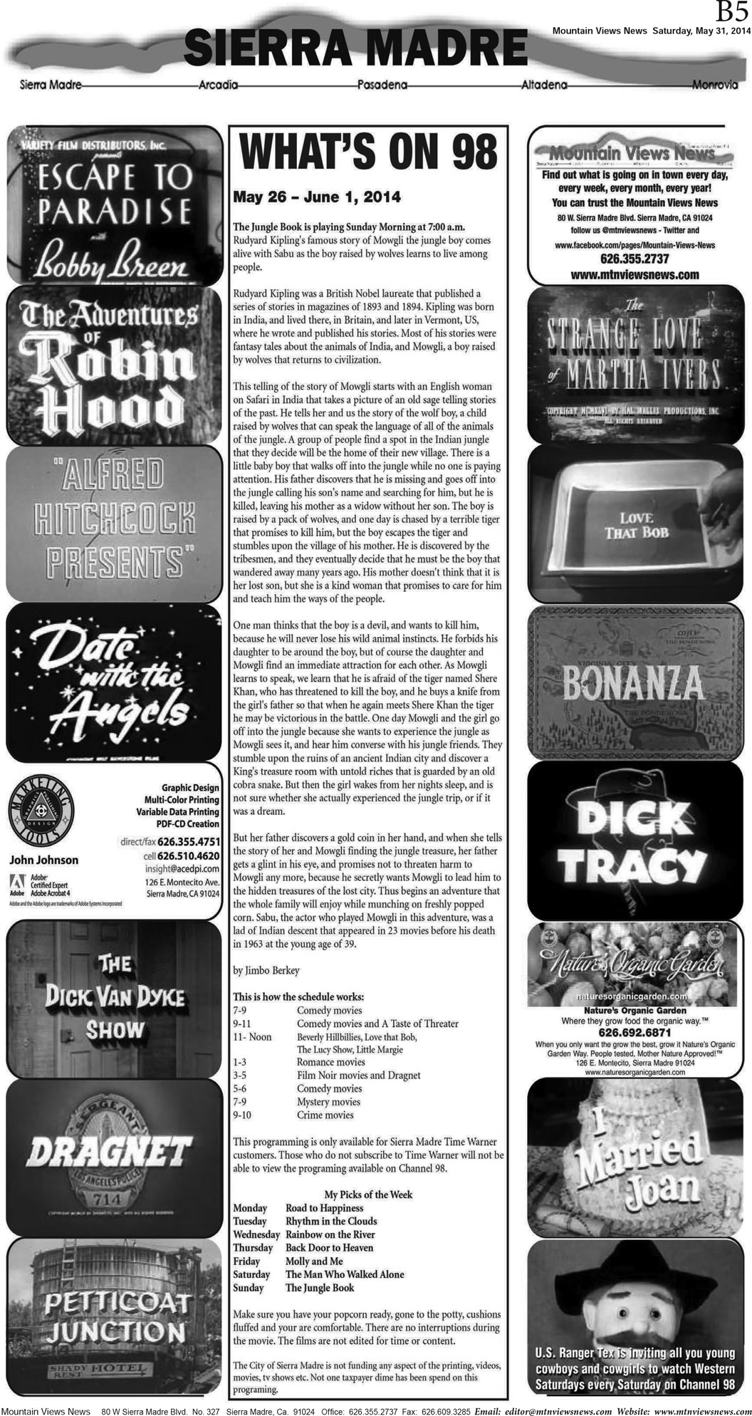 MVNews this week:  Page B:5