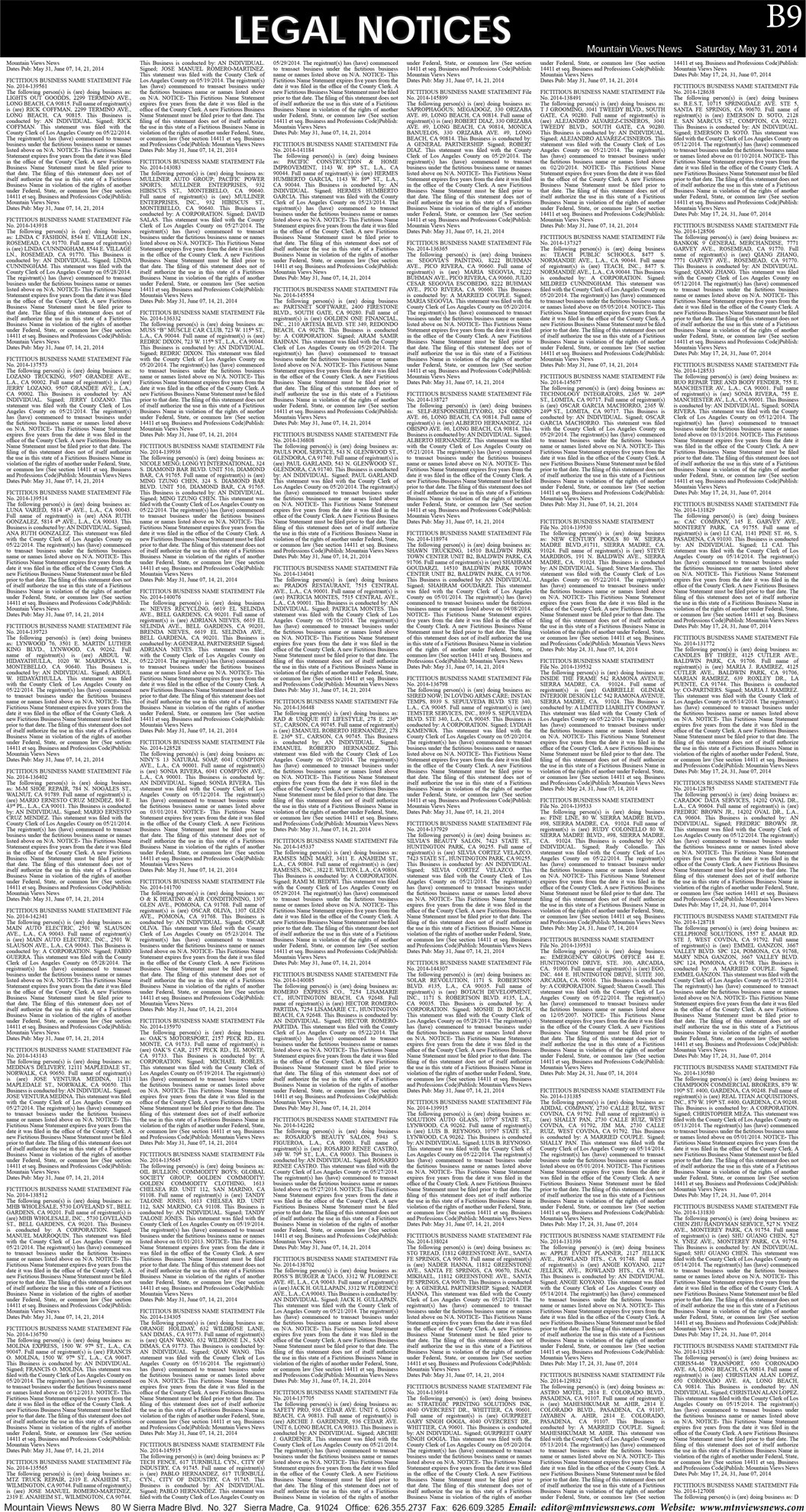 MVNews this week:  Page B:9