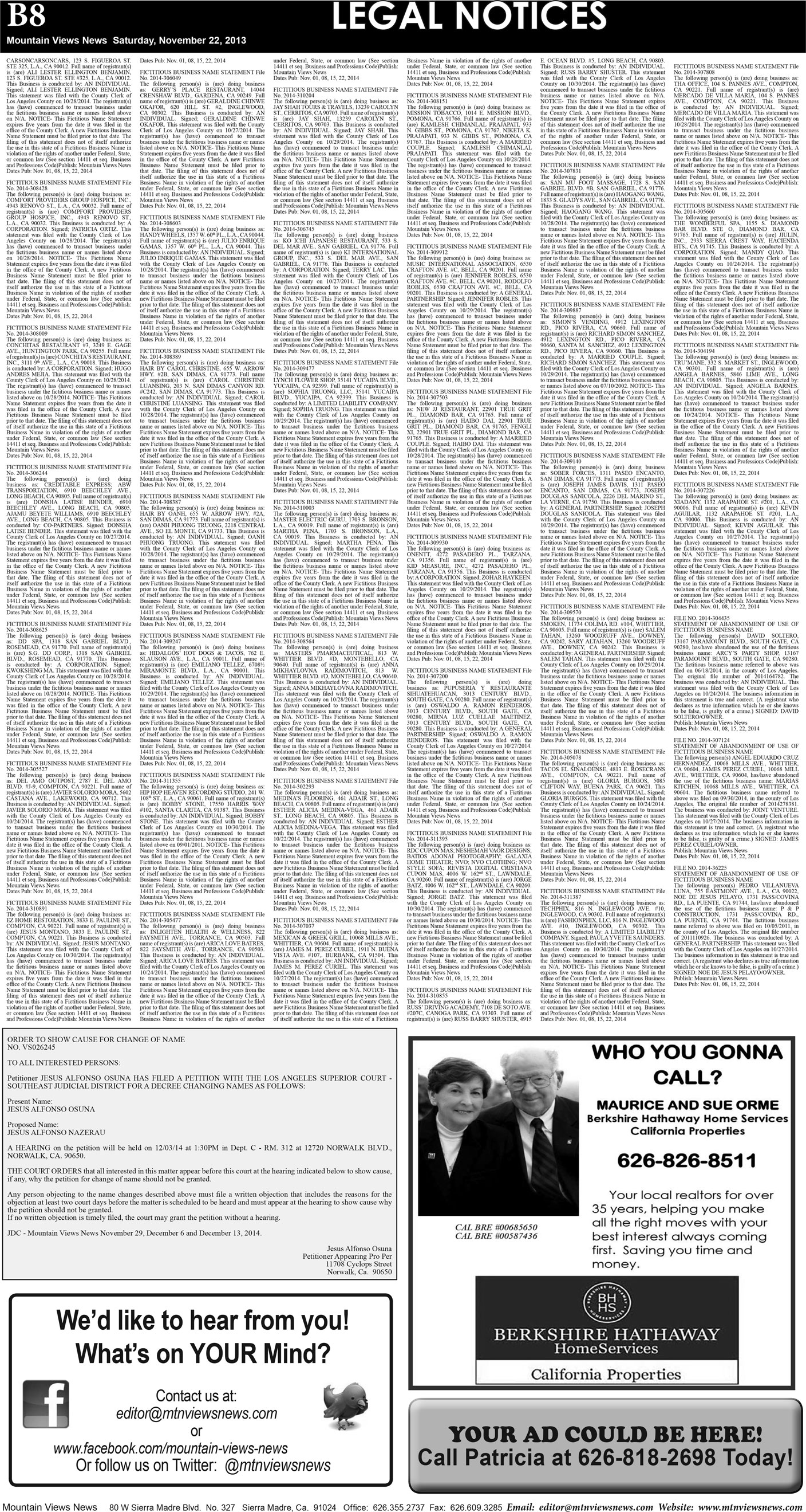 MVNews this week:  Page B:8