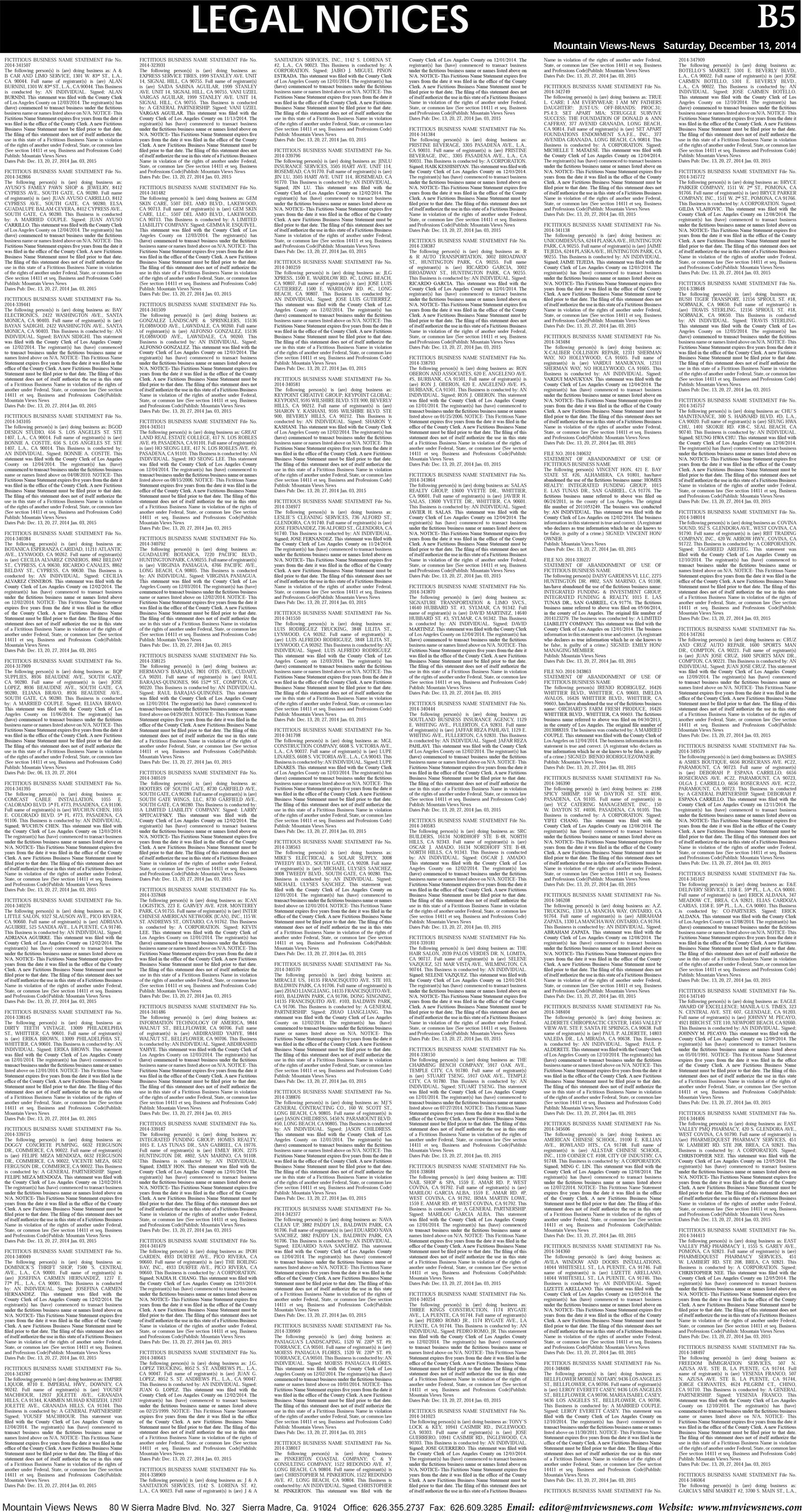 MVNews this week:  Page B:5