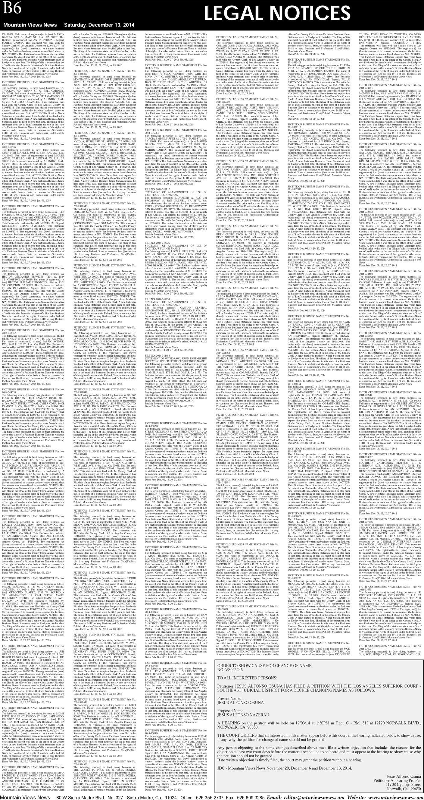 MVNews this week:  Page B:6