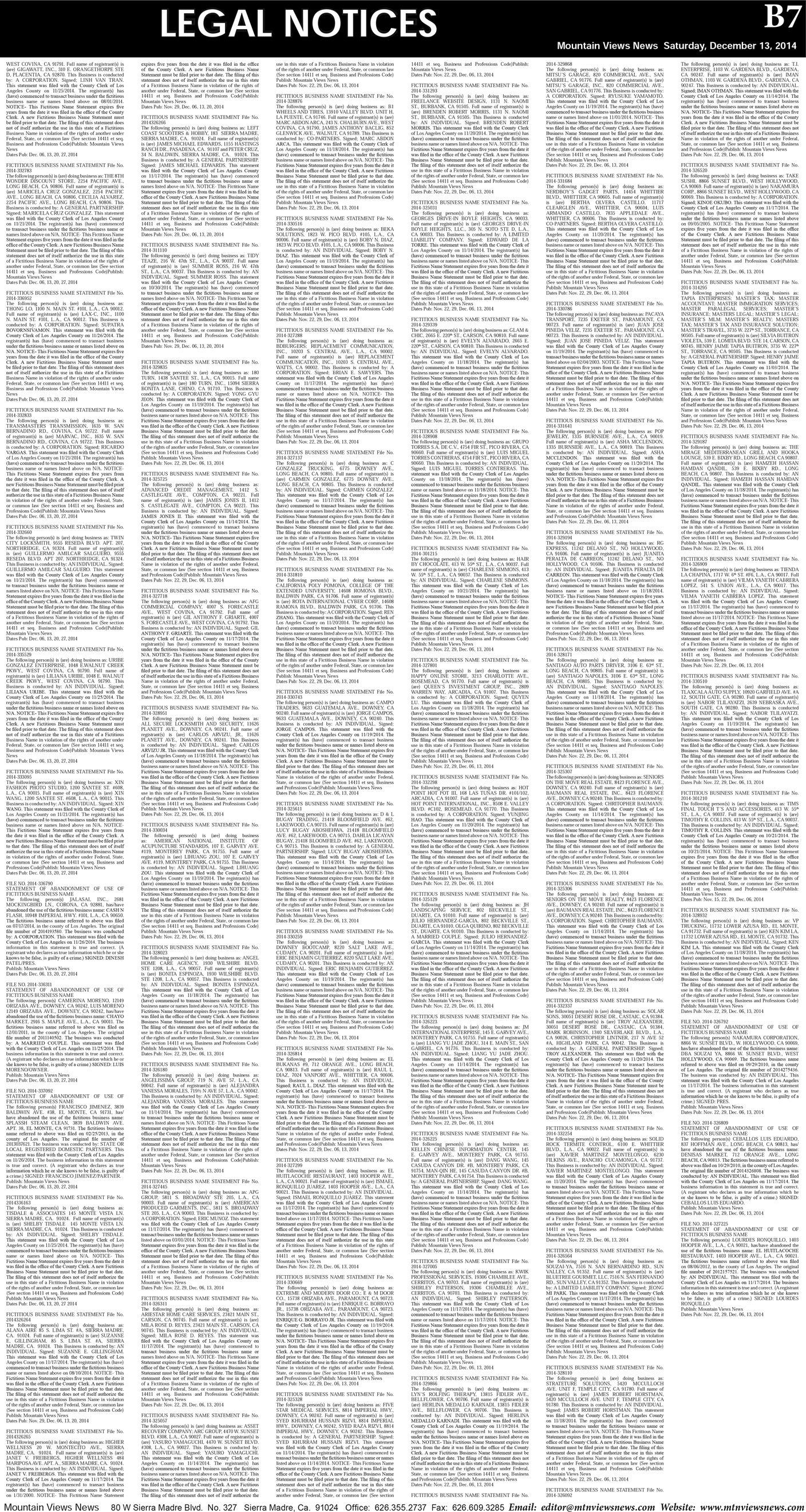 MVNews this week:  Page B:7