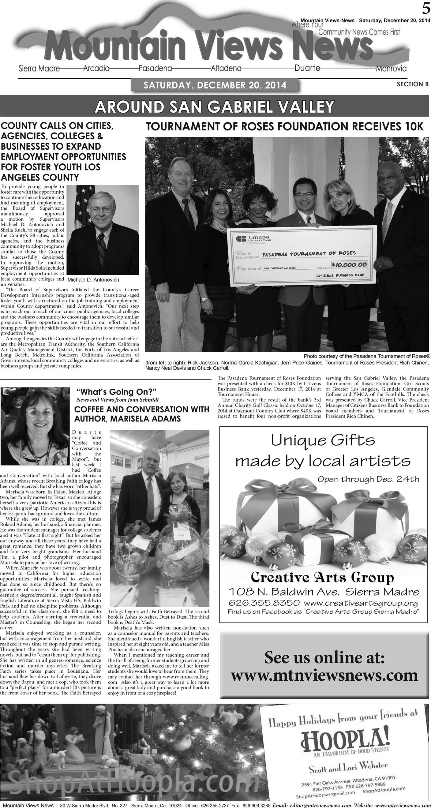 MVNews this week:  Page B:1