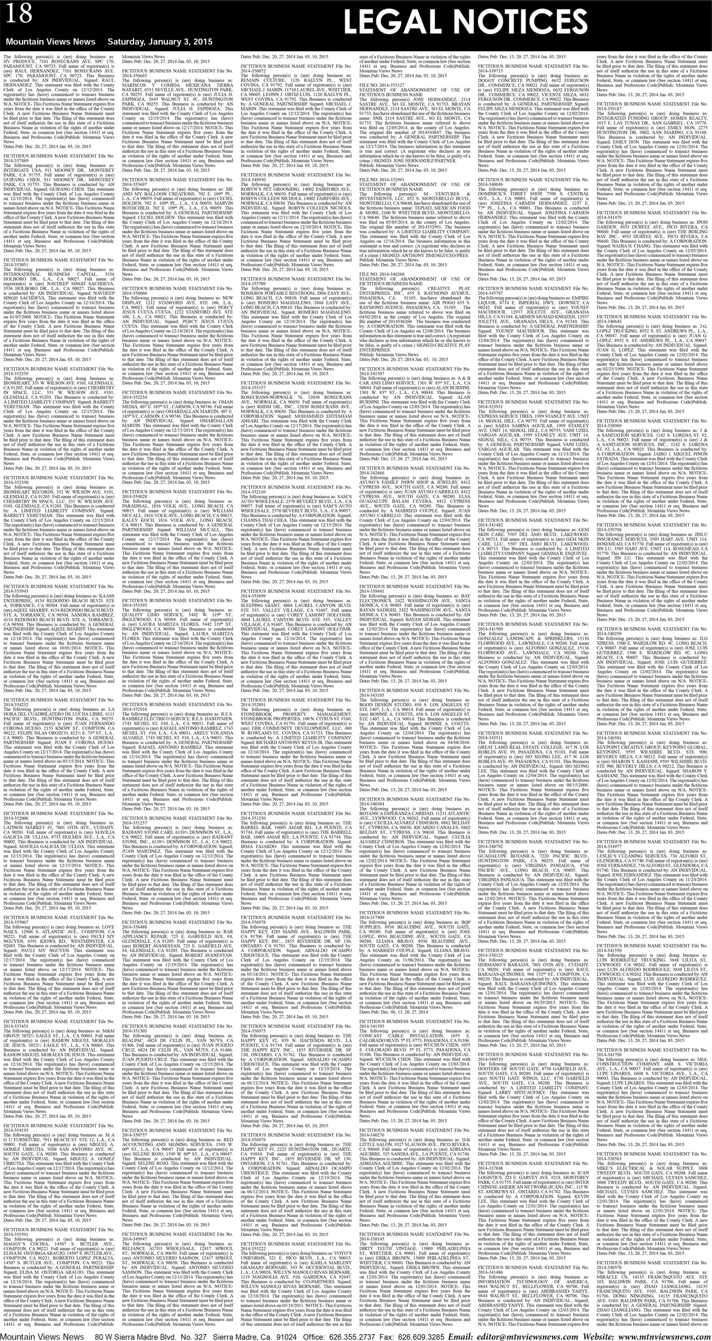 MVNews this week:  Page 18