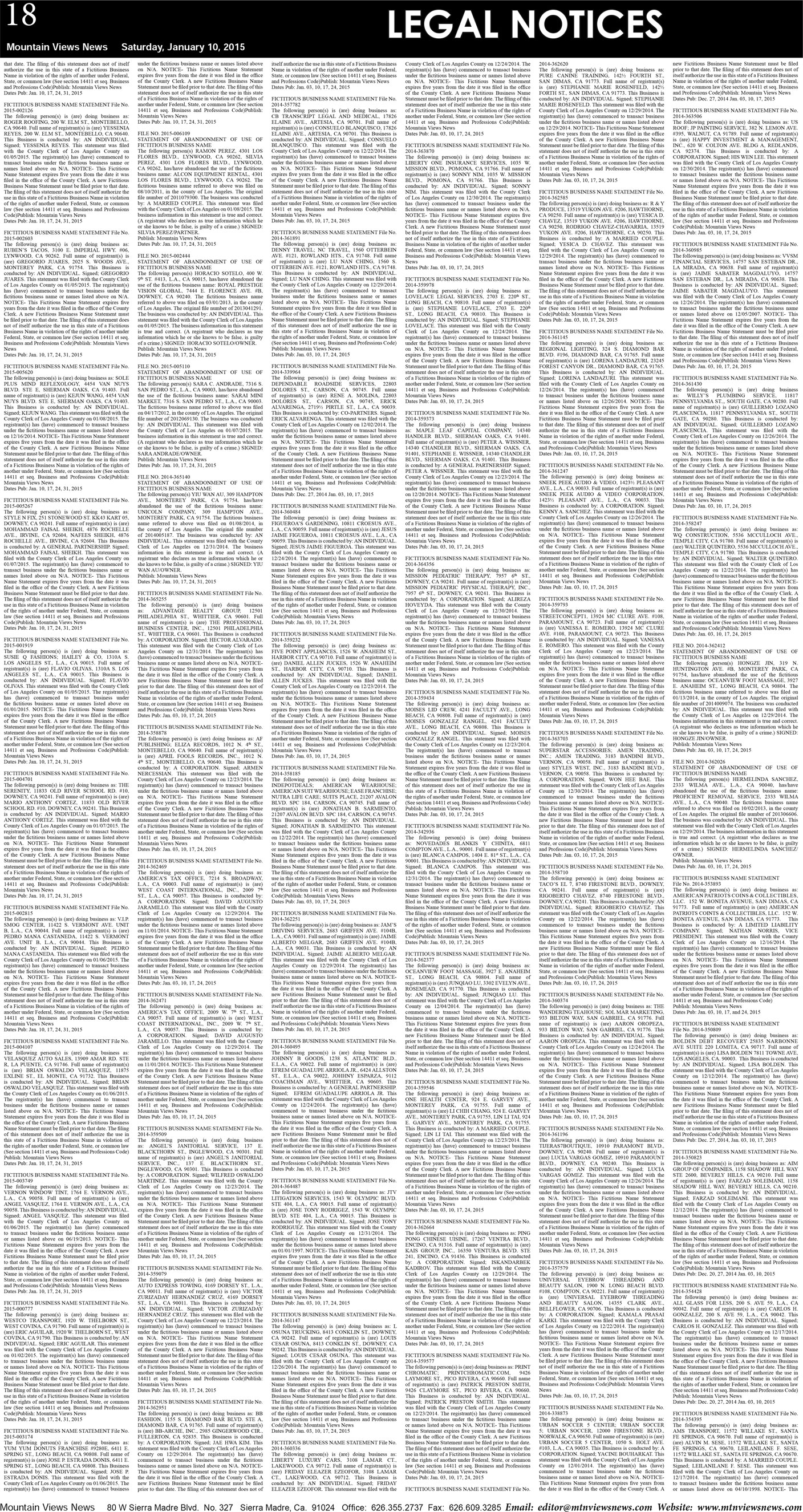 MVNews this week:  Page 18