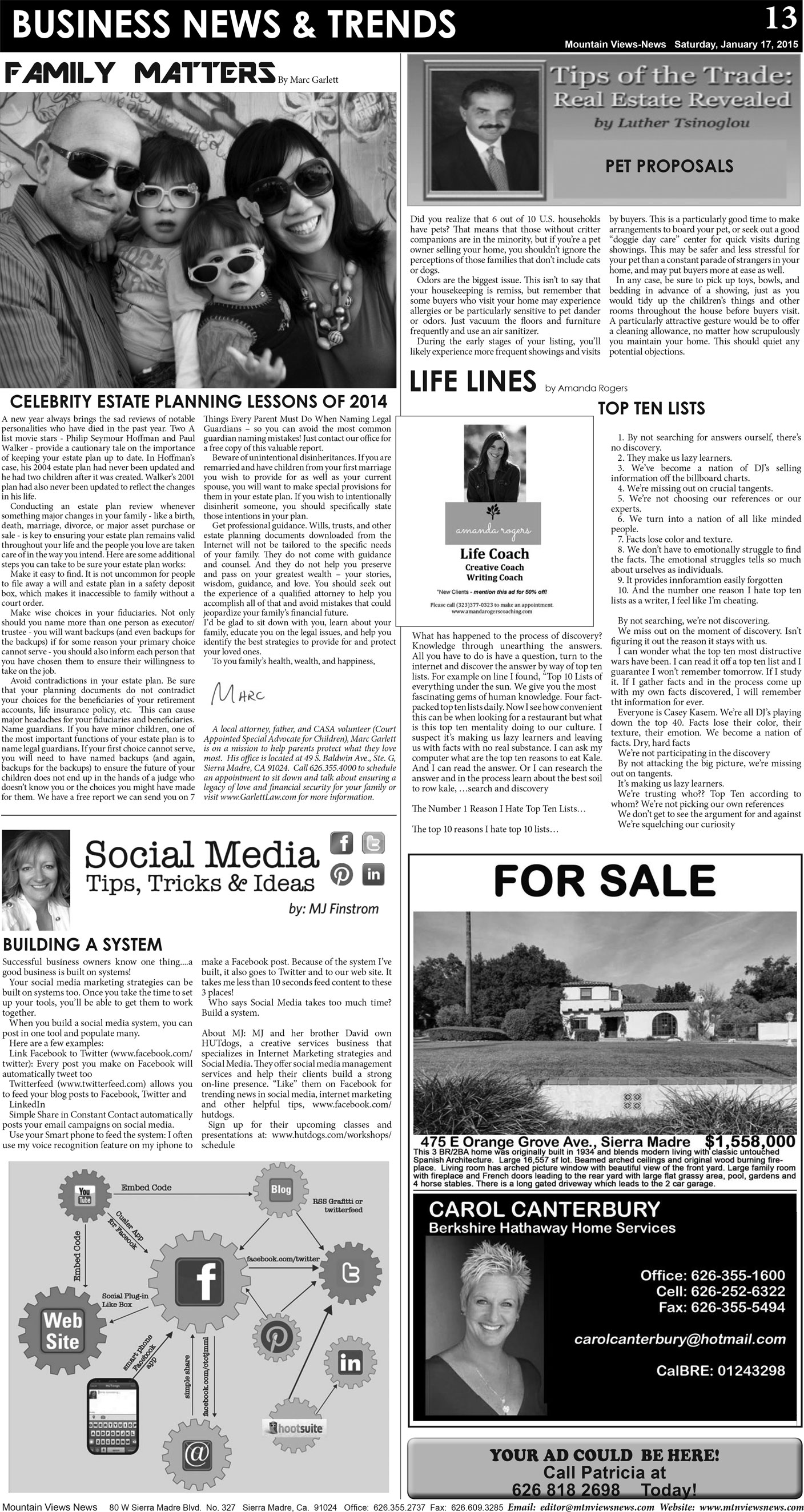 MVNews this week:  Page 13