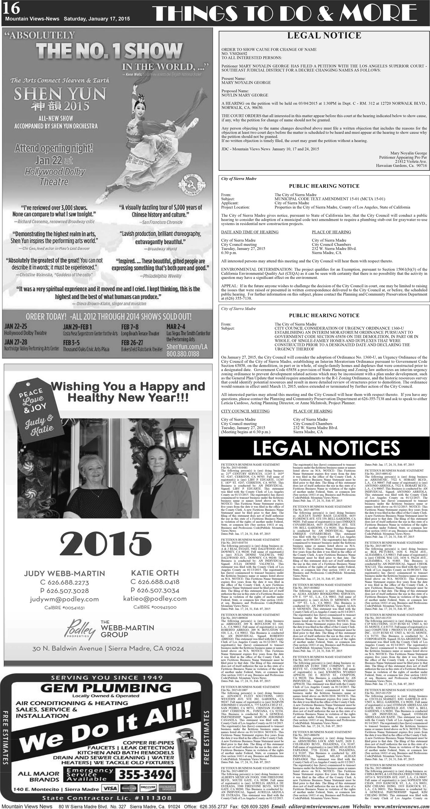 MVNews this week:  Page 16