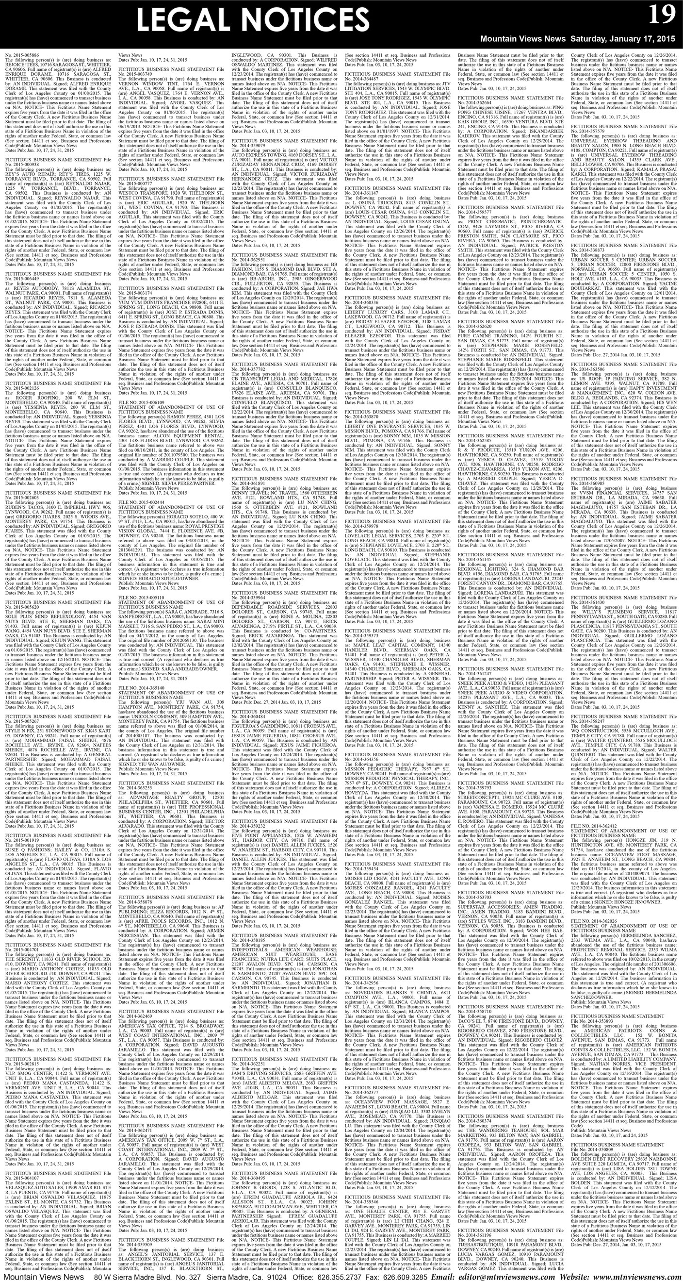 MVNews this week:  Page 19