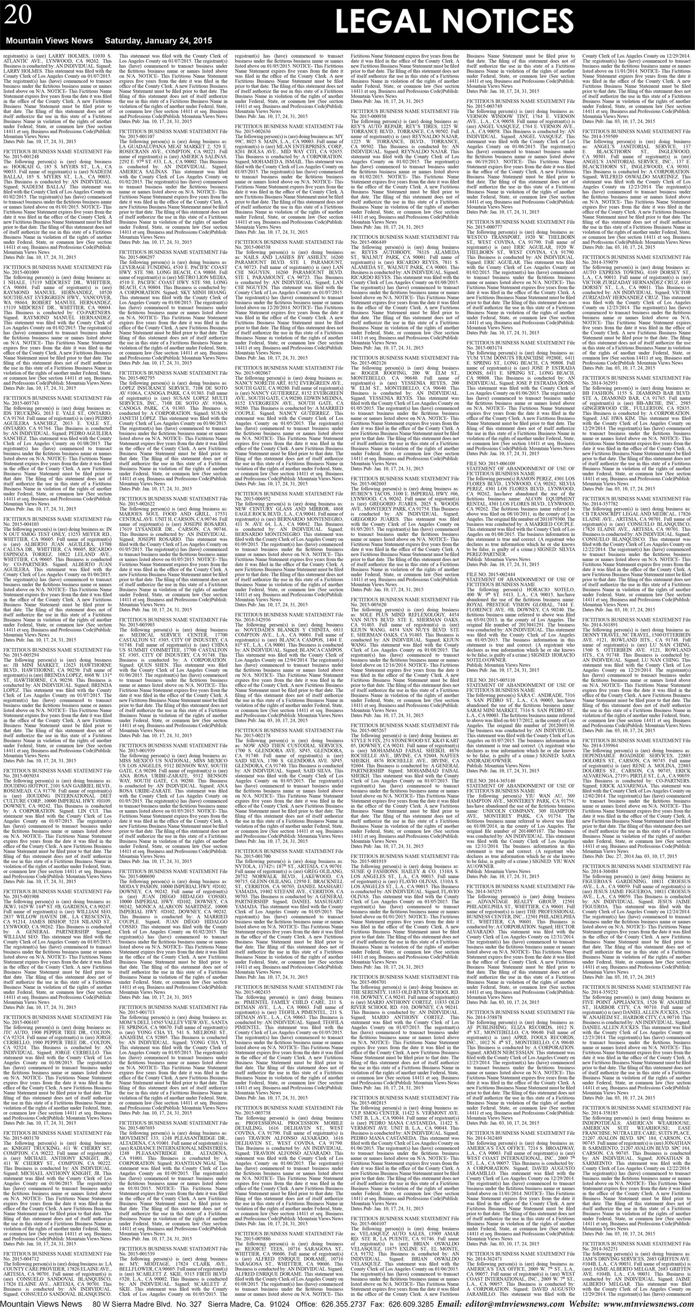 MVNews this week:  Page 20