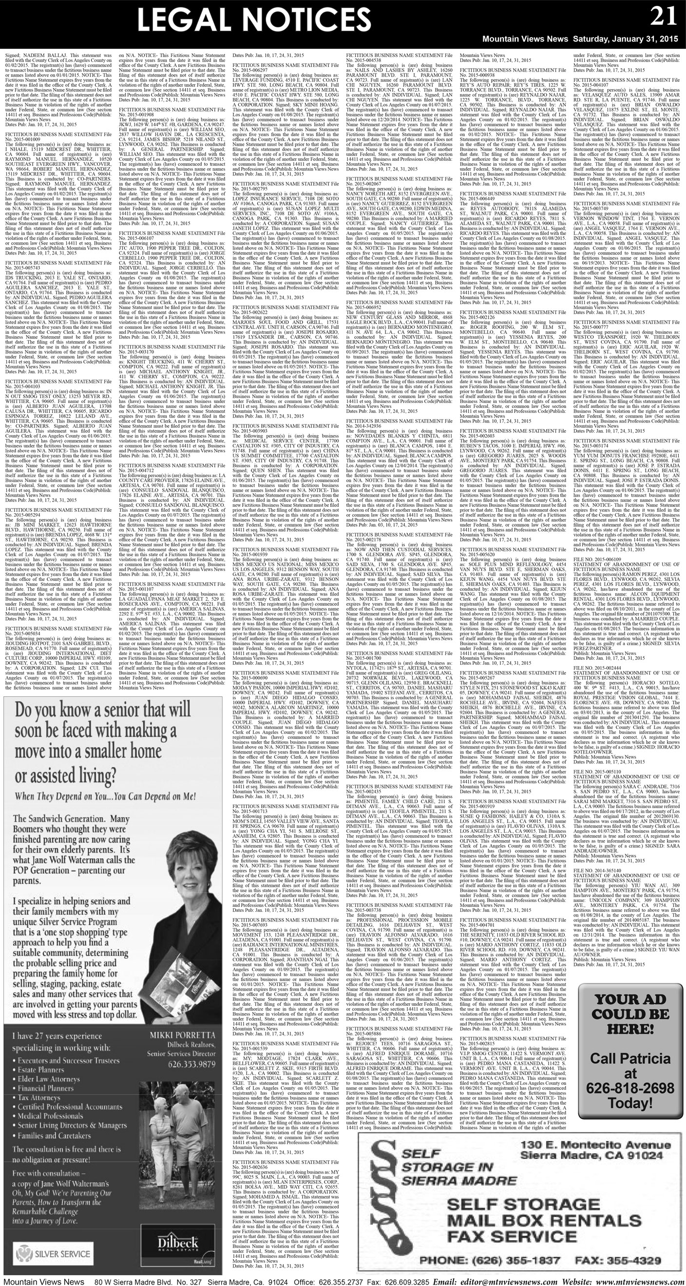 MVNews this week:  Page 21