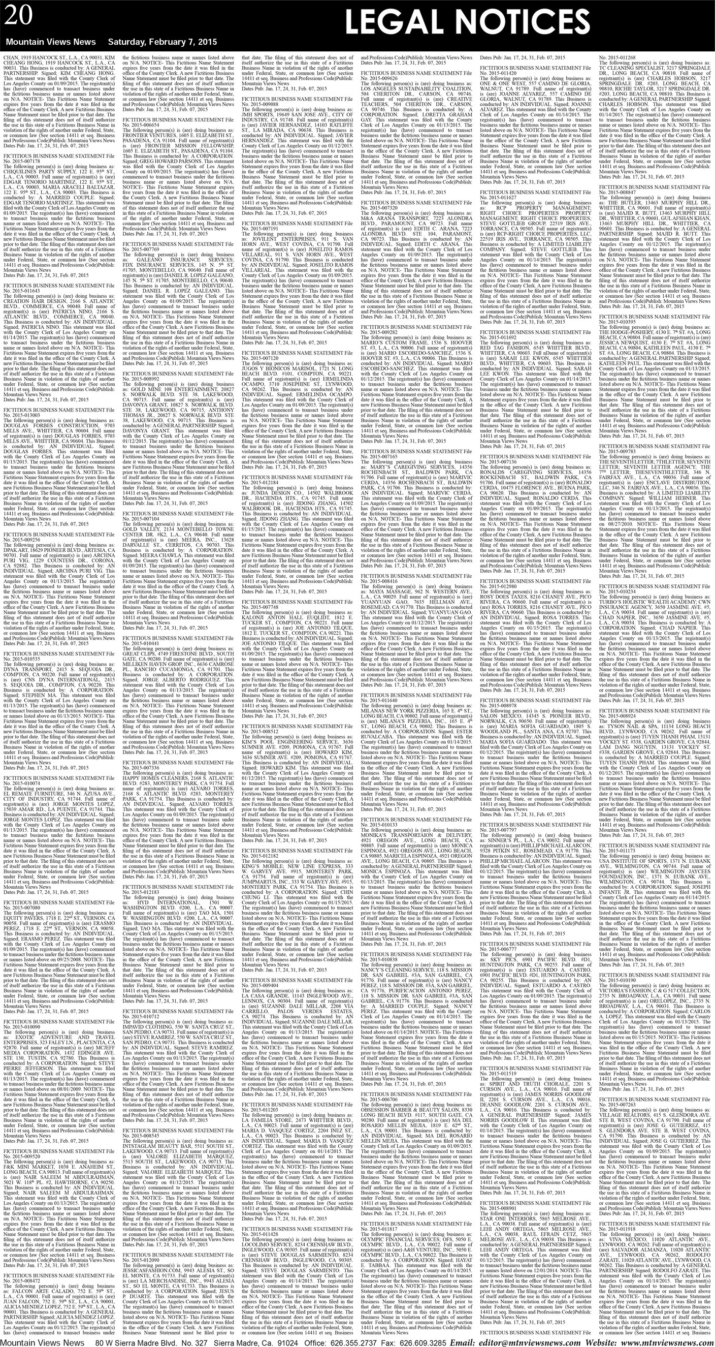 MVNews this week:  Page 20