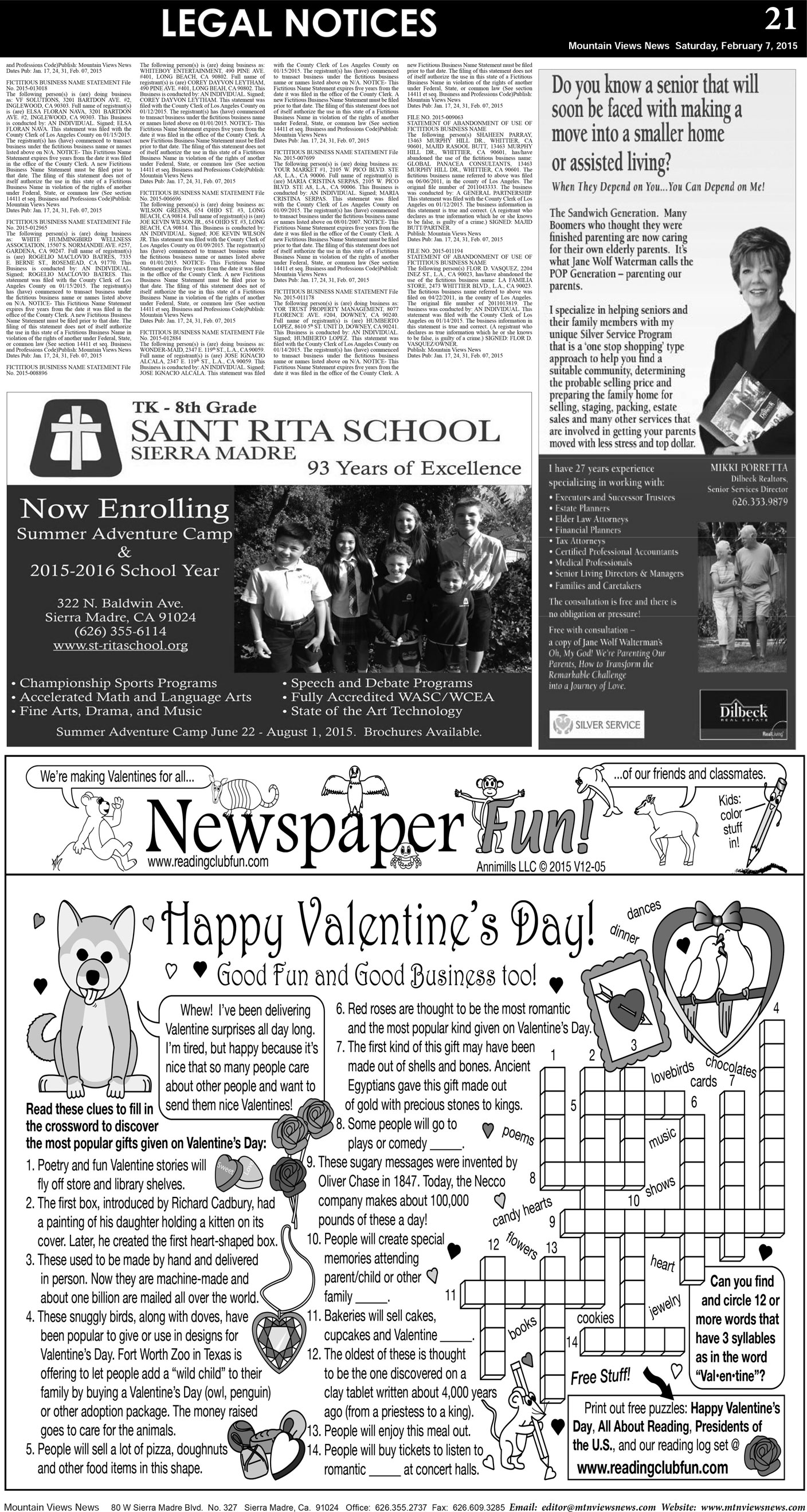 MVNews this week:  Page 21