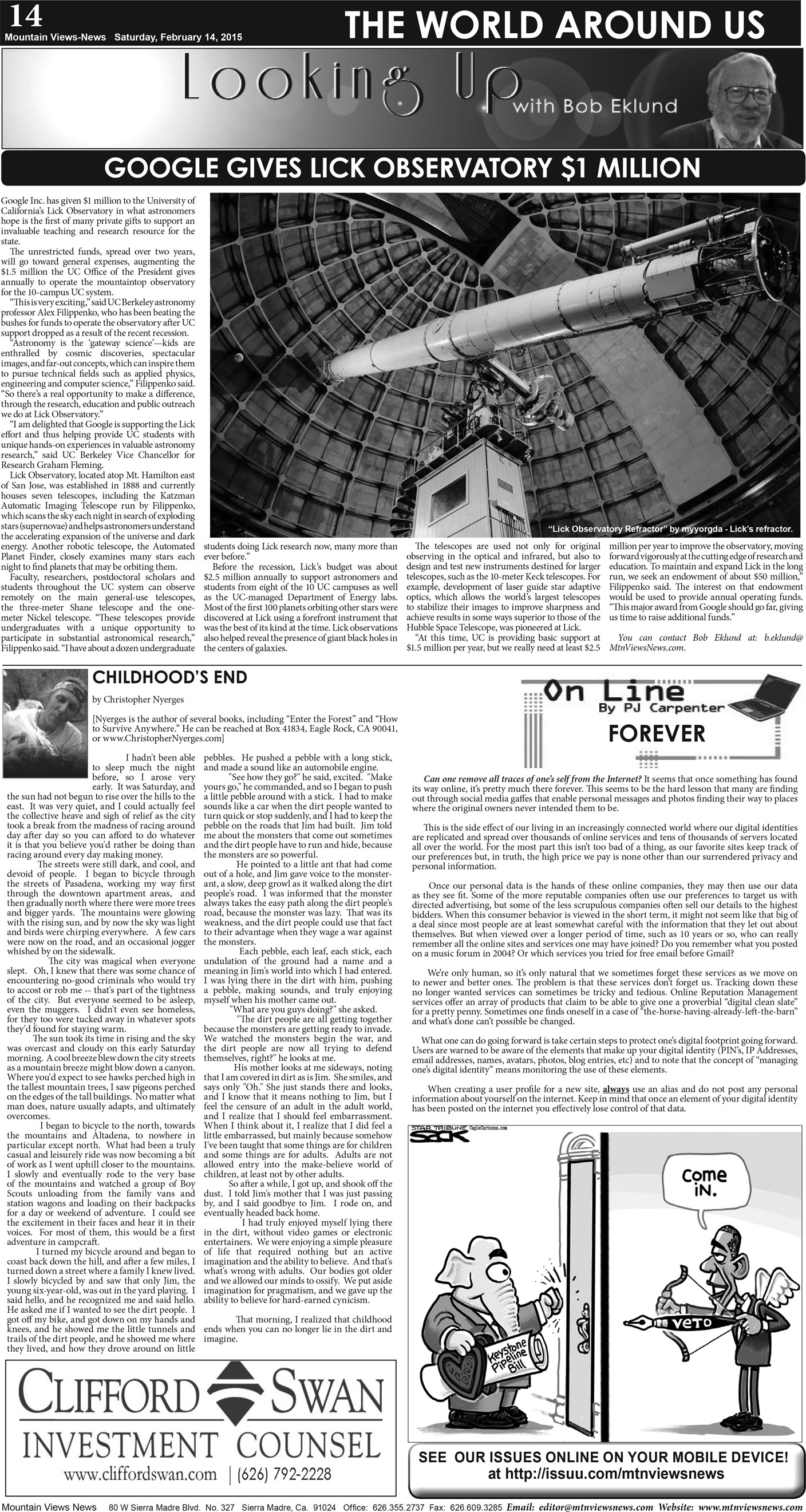 MVNews this week:  Page 14