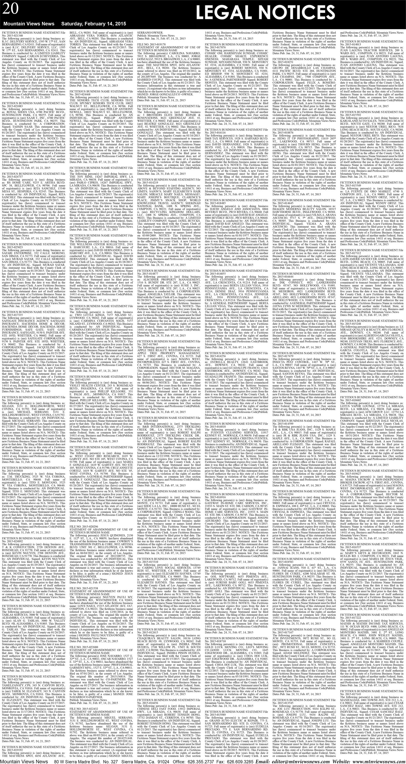 MVNews this week:  Page 20