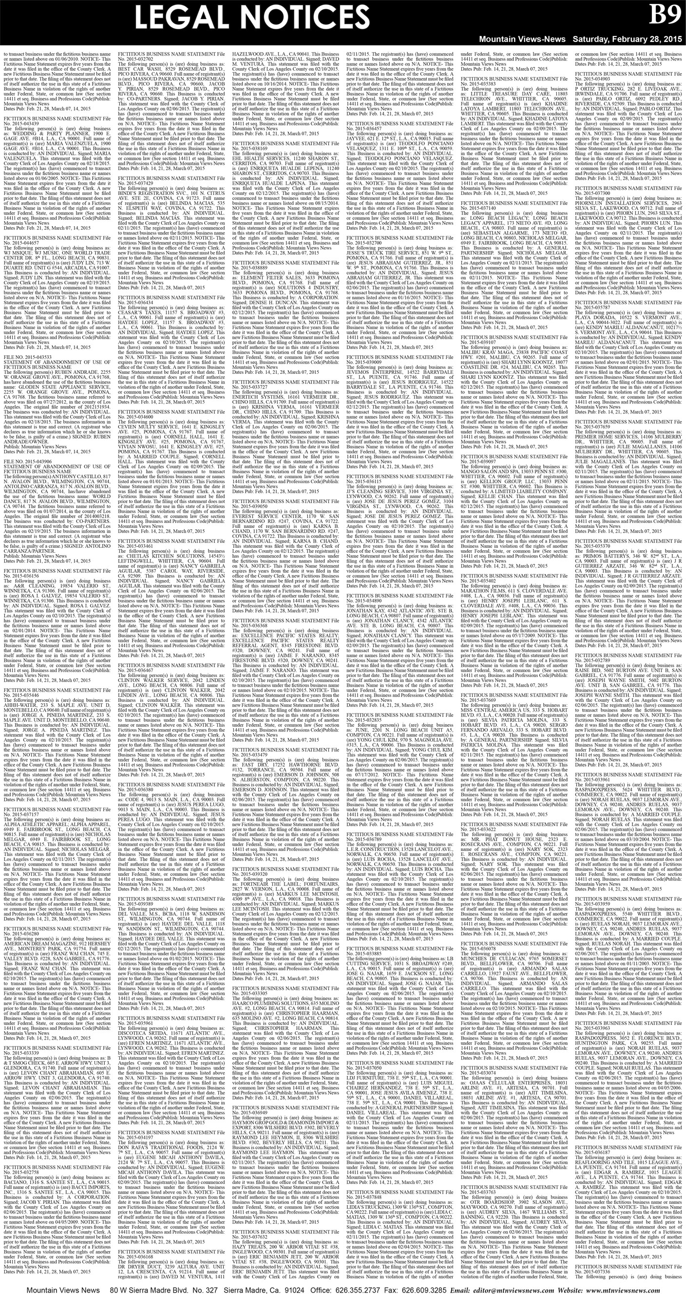 MVNews this week:  Page B:9