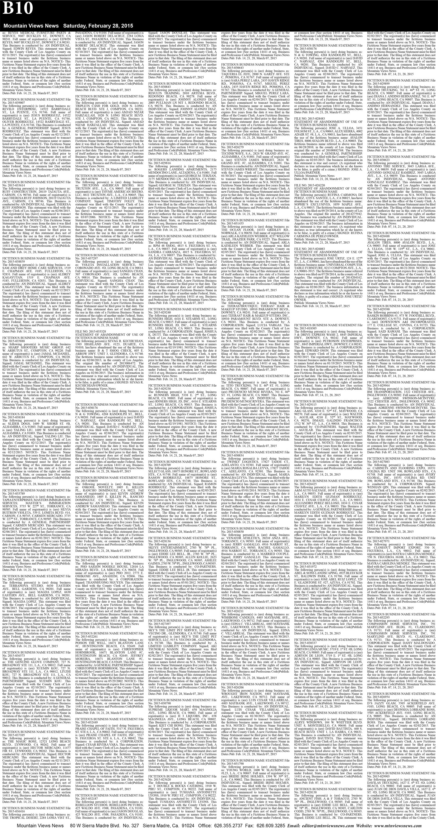 MVNews this week:  Page B:10