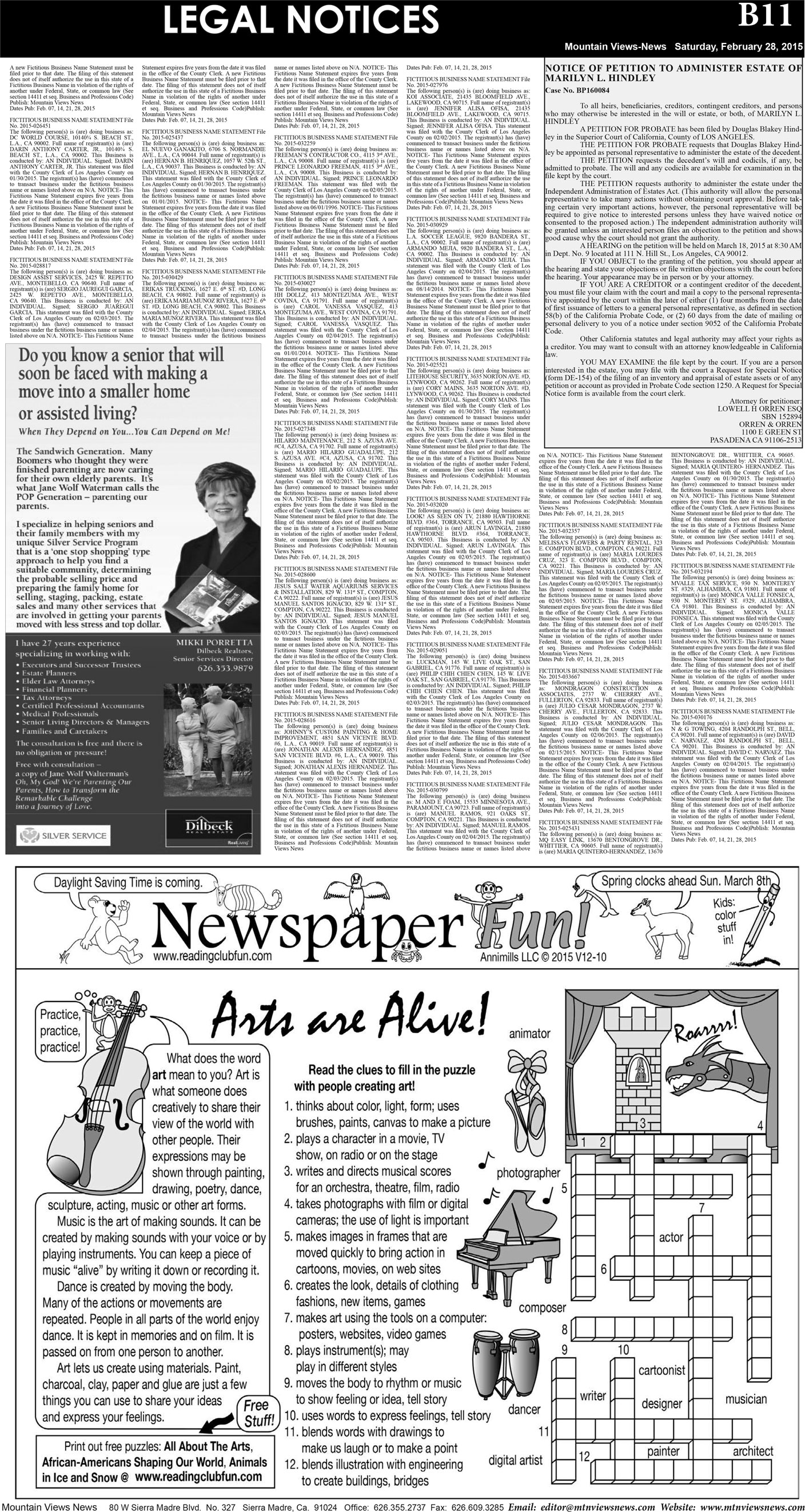 MVNews this week:  Page B:11