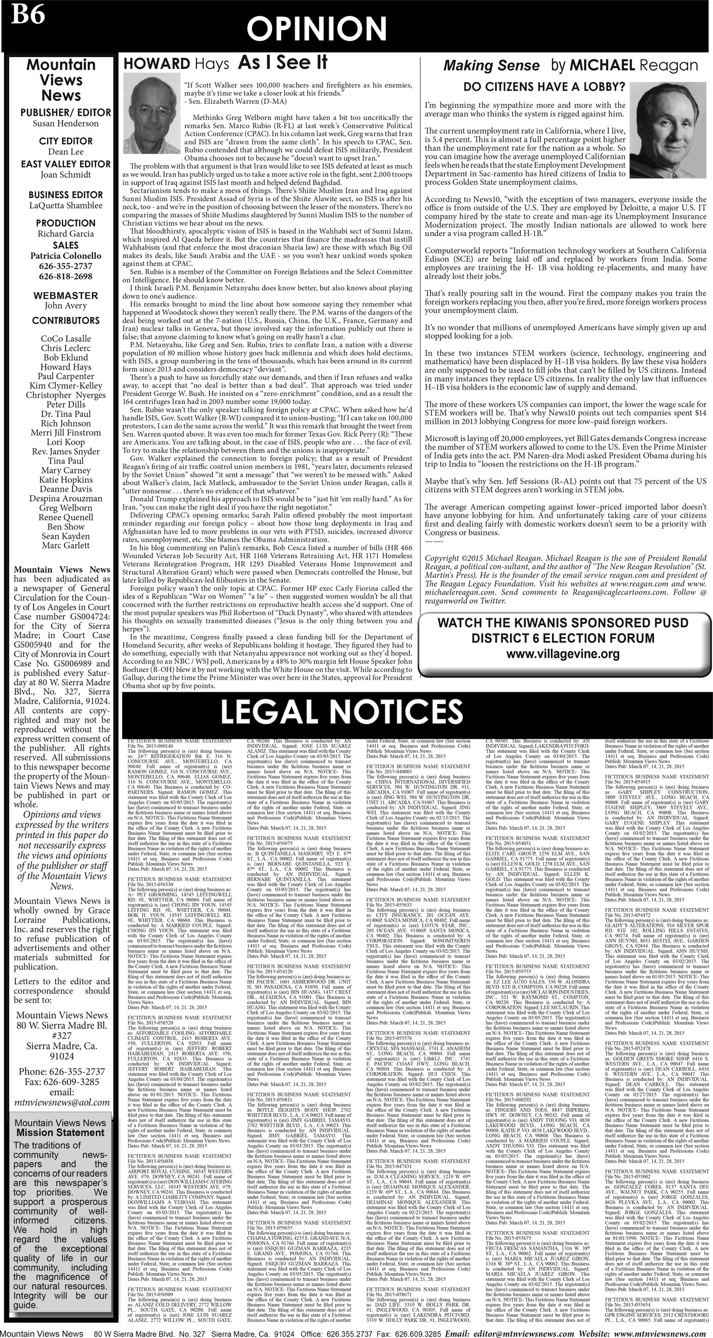 MVNews this week:  Page B:6