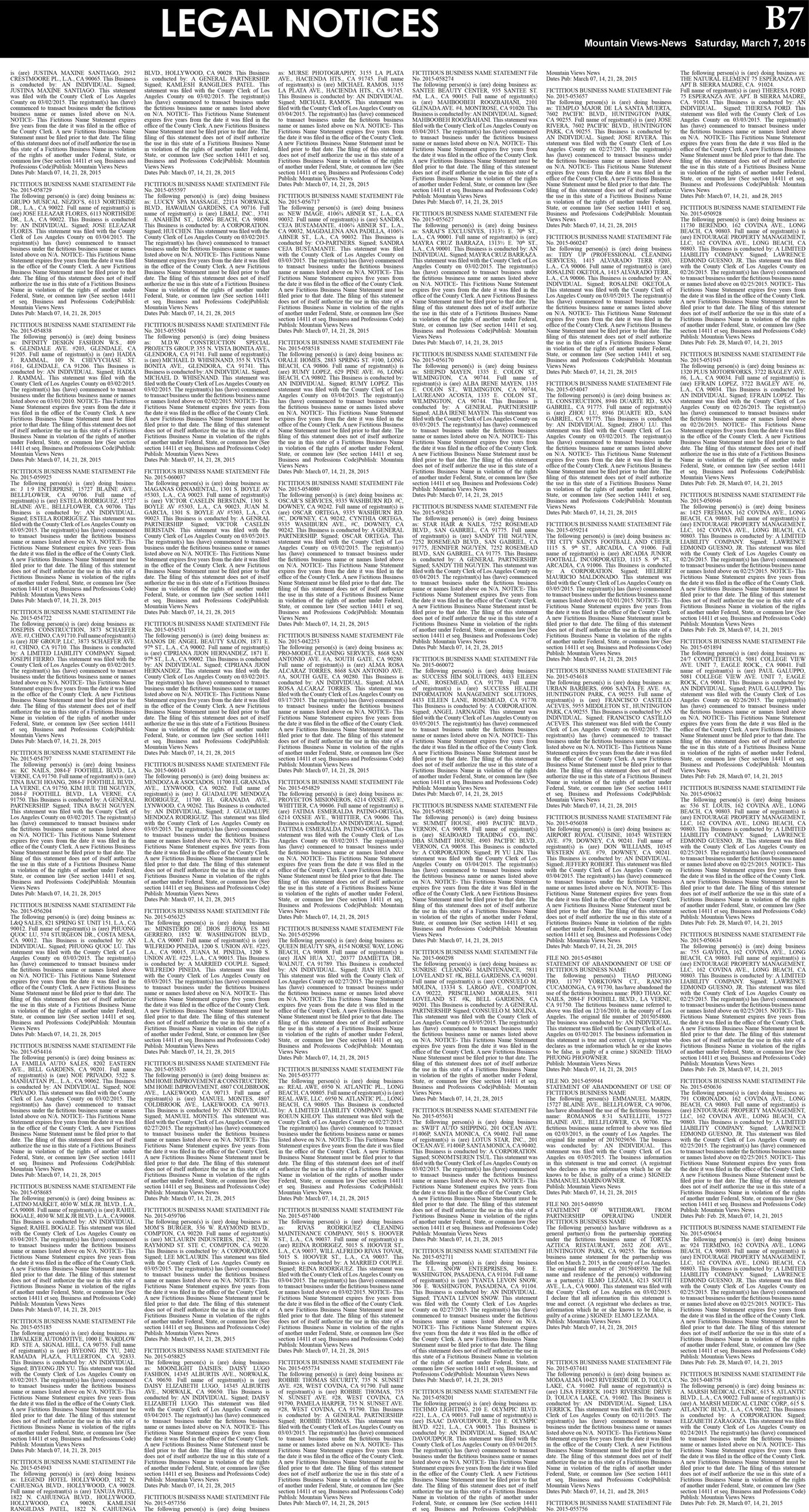 MVNews this week:  Page B:7