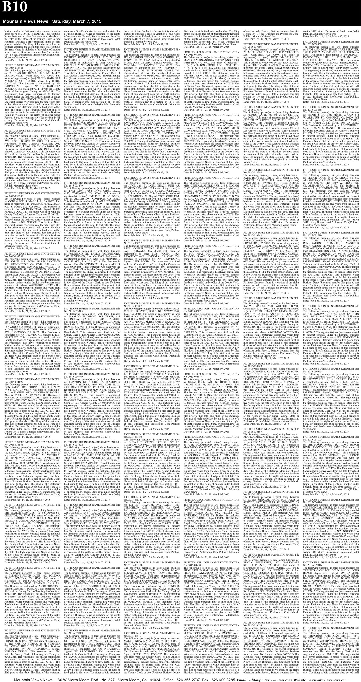 MVNews this week:  Page B:10