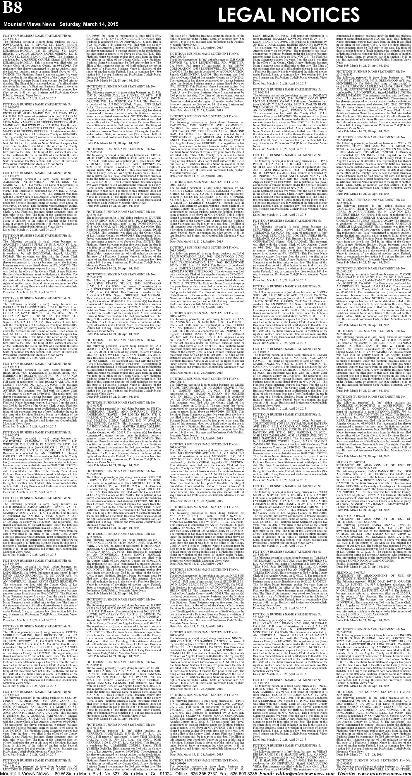 MVNews this week:  Page B:8