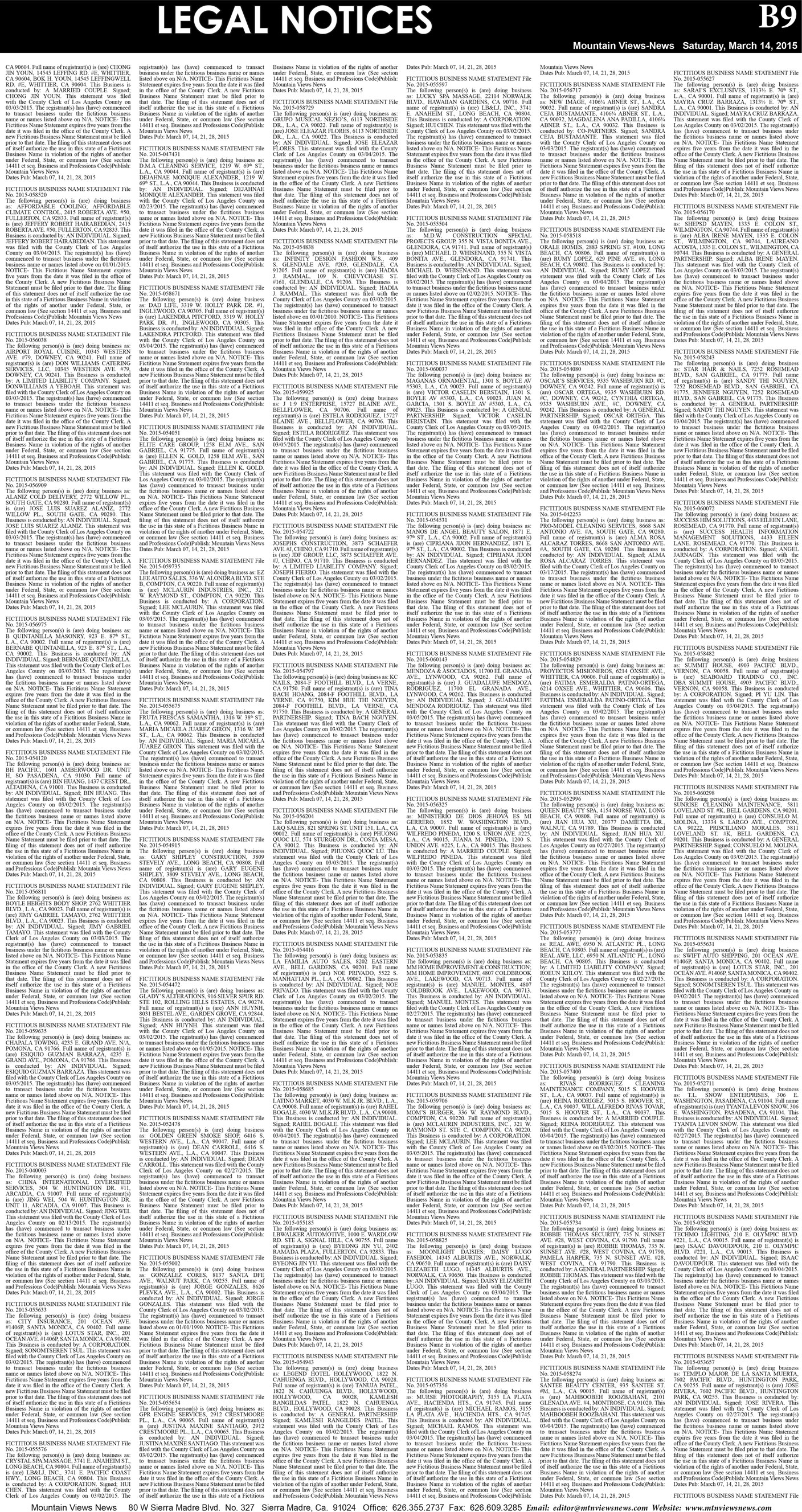 MVNews this week:  Page B:9