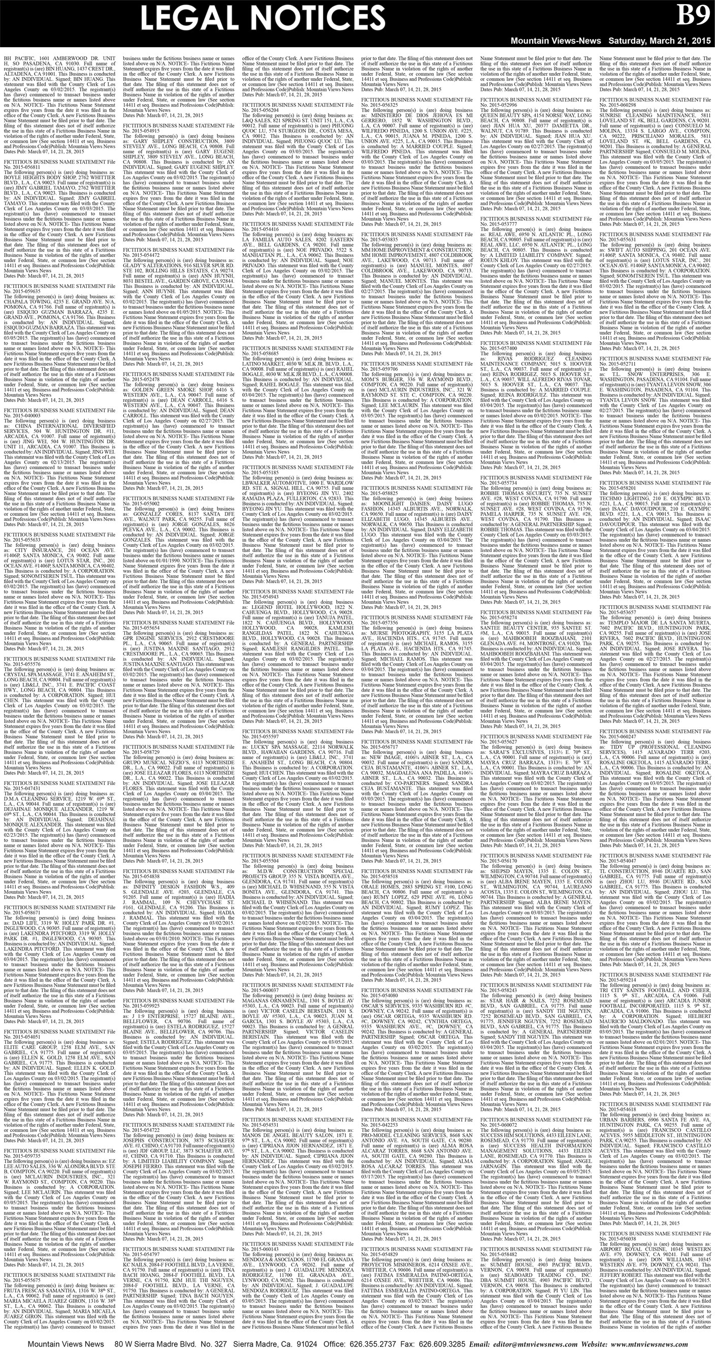 MVNews this week:  Page B:9