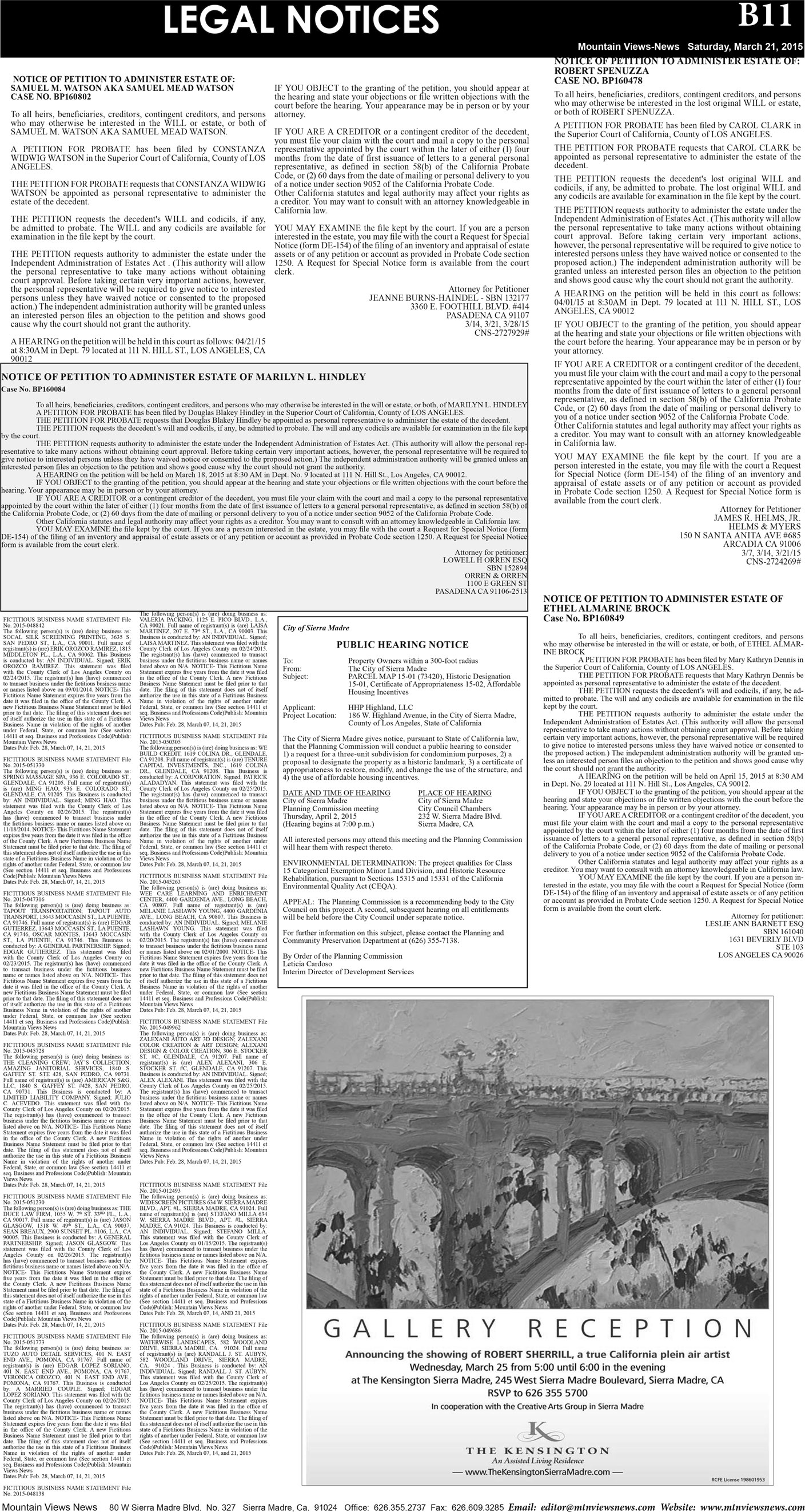 MVNews this week:  Page B:11