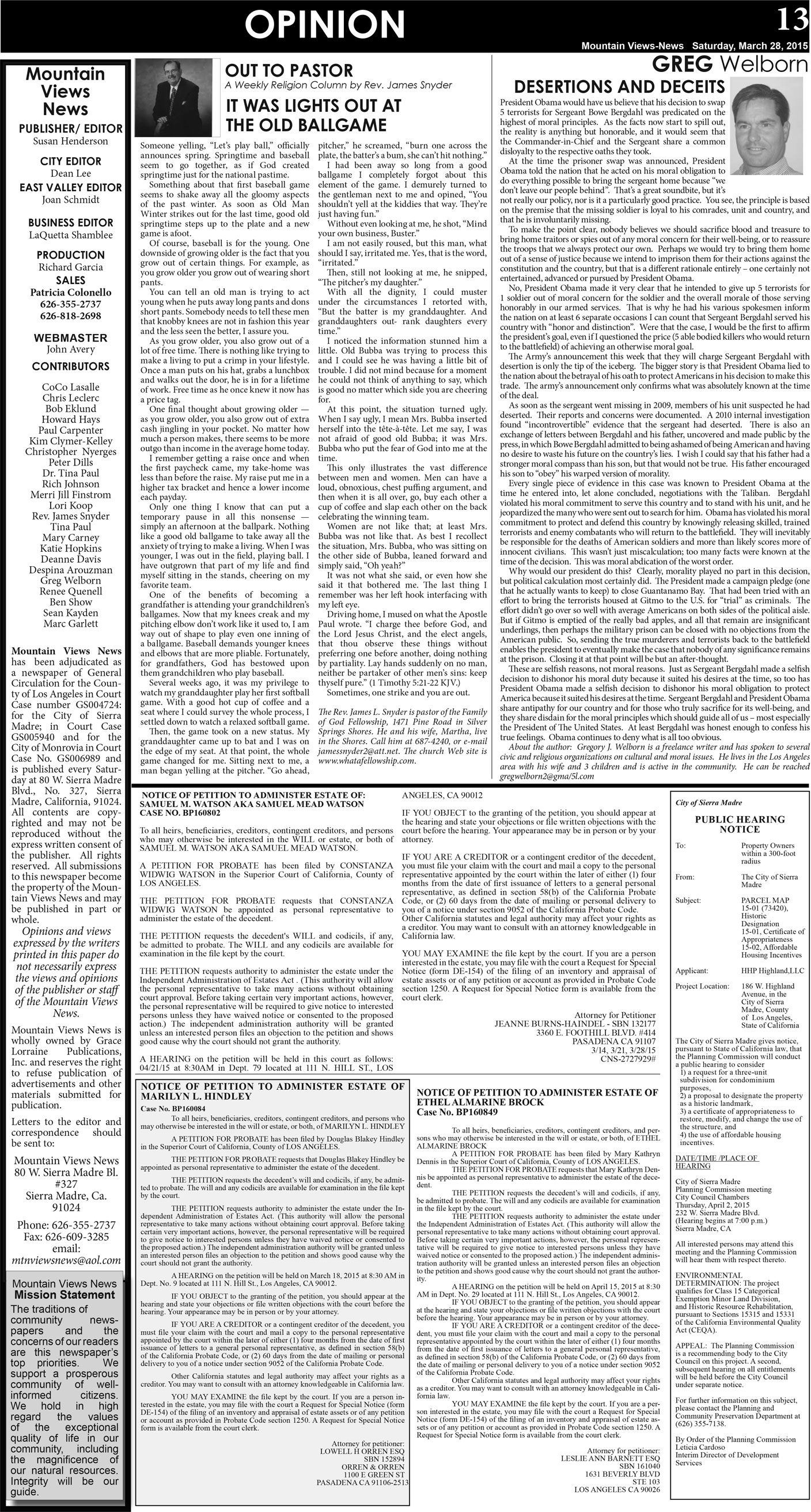 MVNews this week:  Page 13