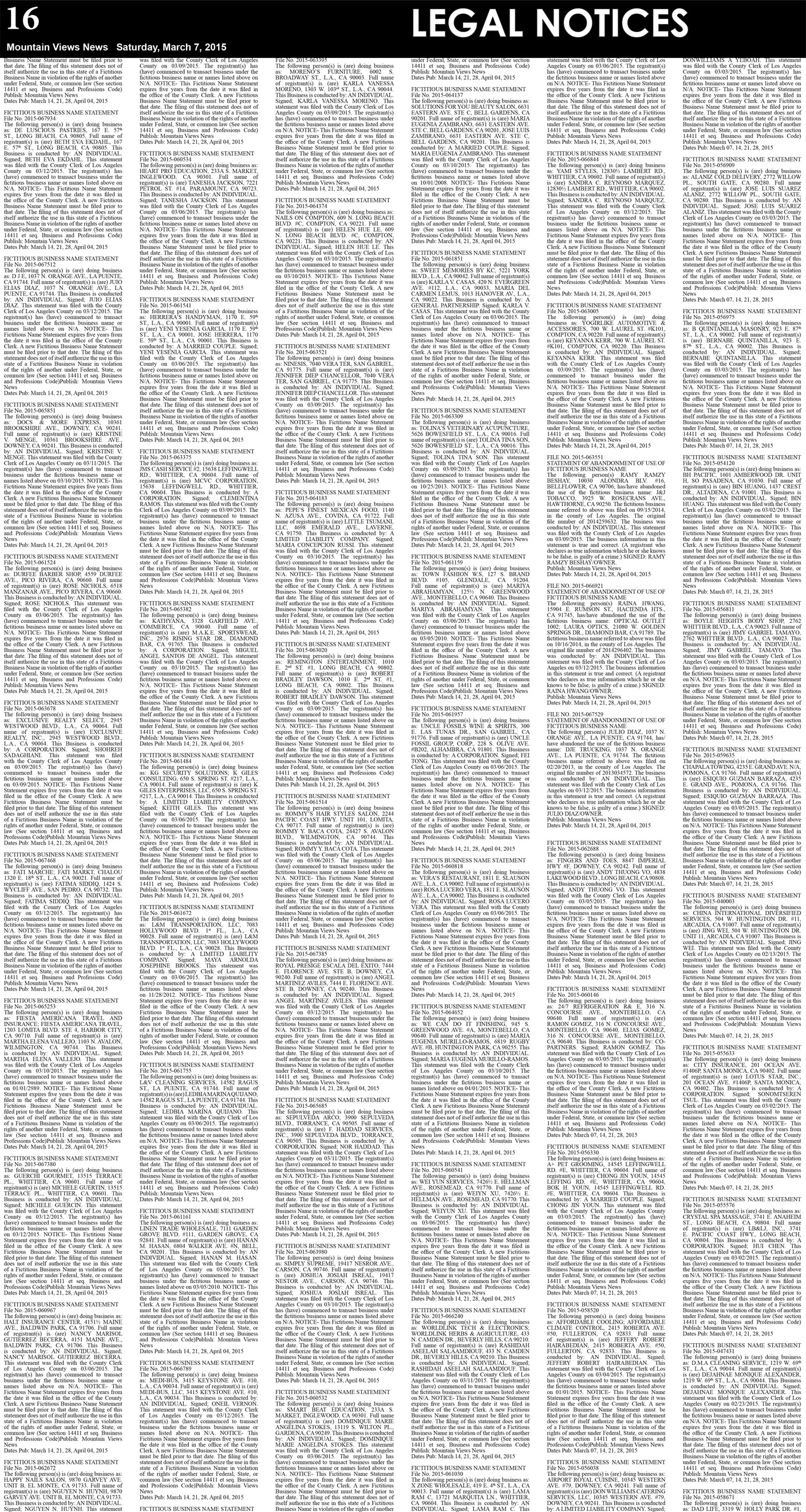 MVNews this week:  Page 16