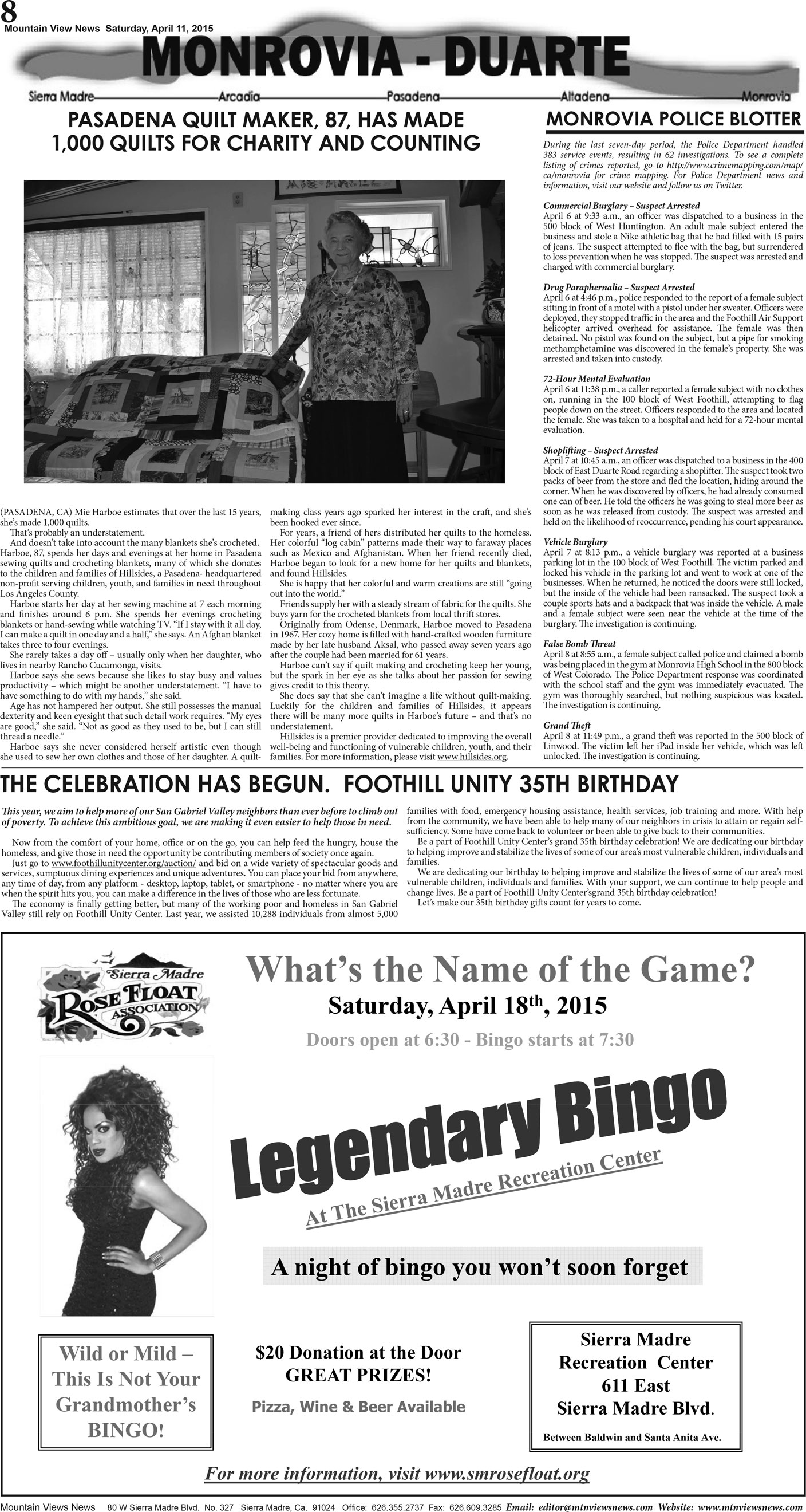 MVNews this week:  Page 8