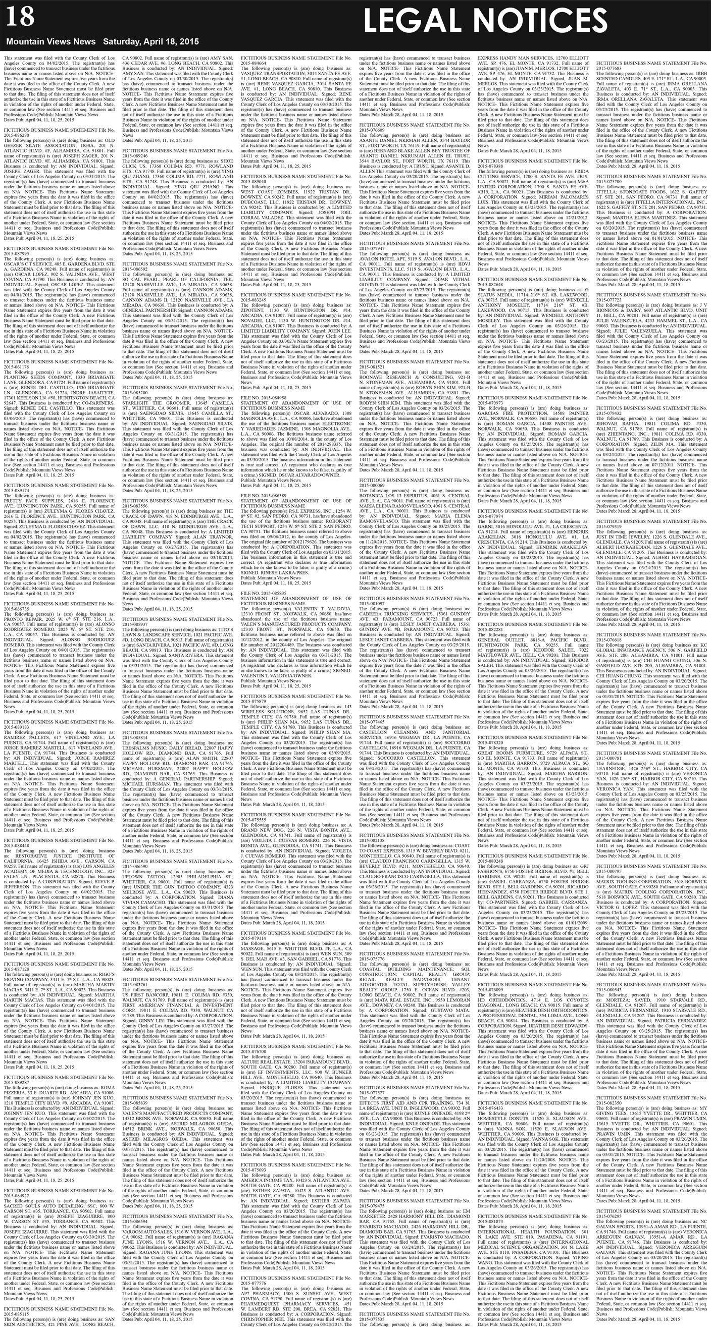 MVNews this week:  Page 18