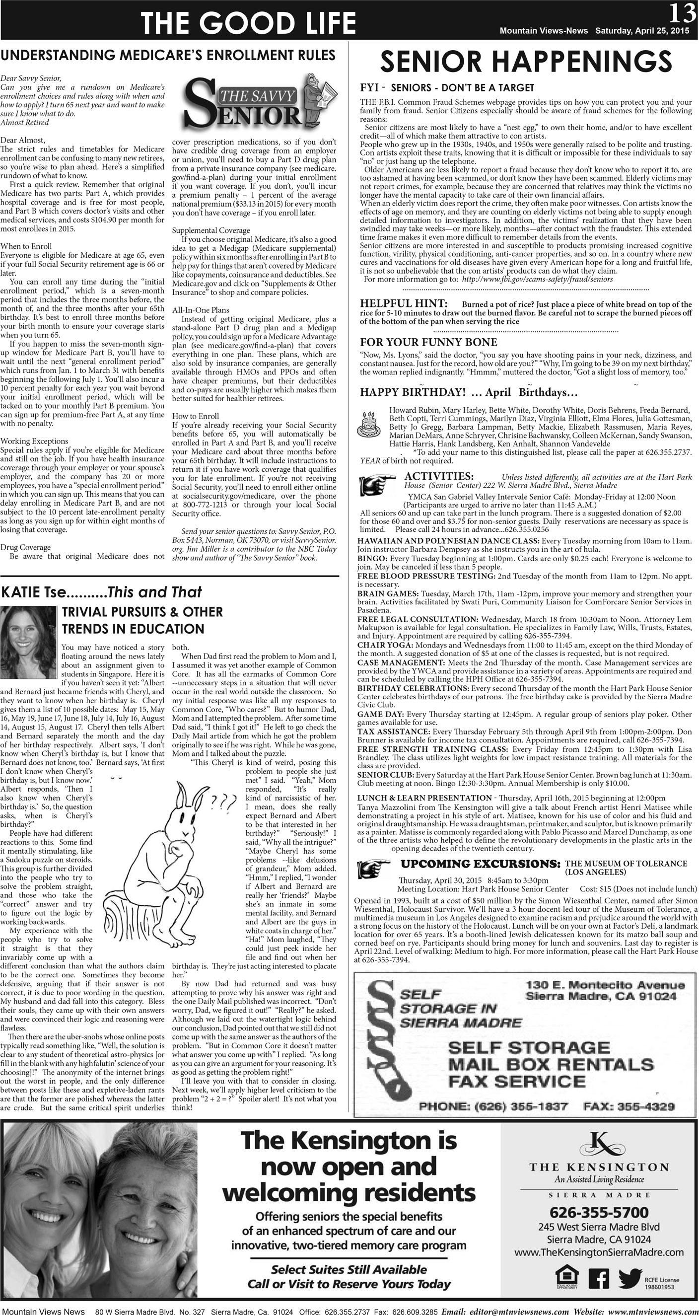 MVNews this week:  Page 13