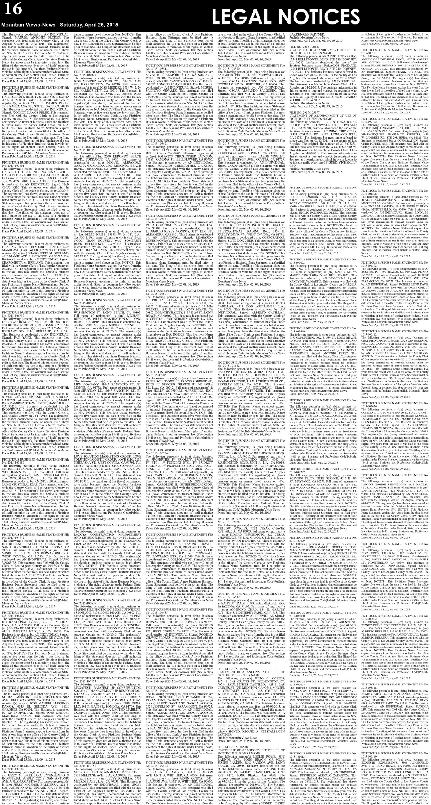 MVNews this week:  Page 16