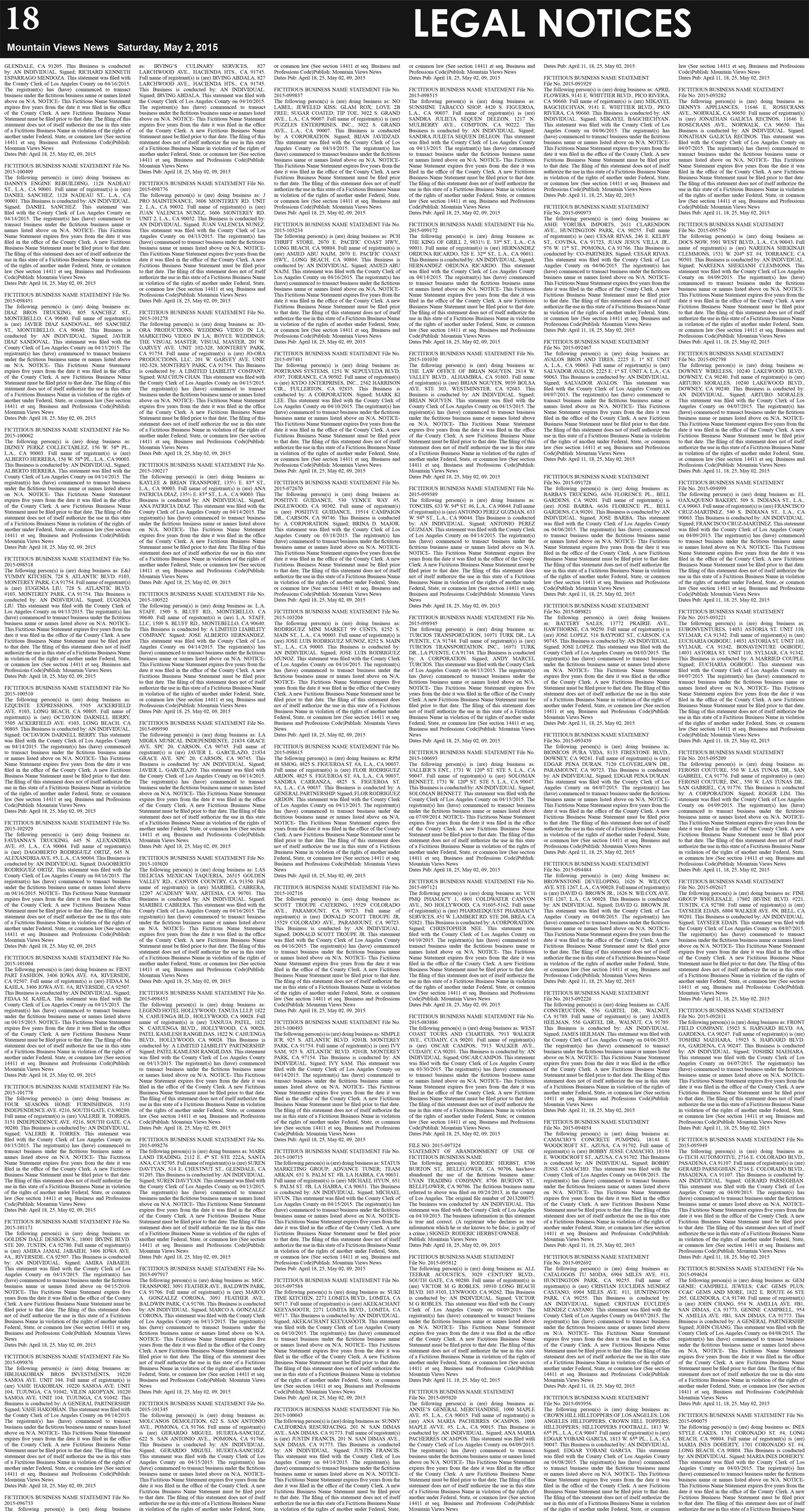 MVNews this week:  Page 18