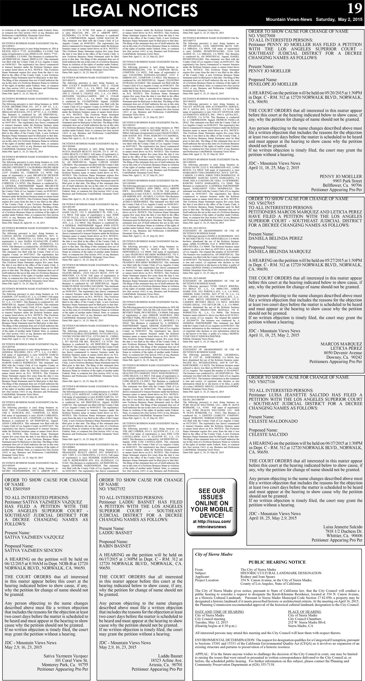 MVNews this week:  Page 19