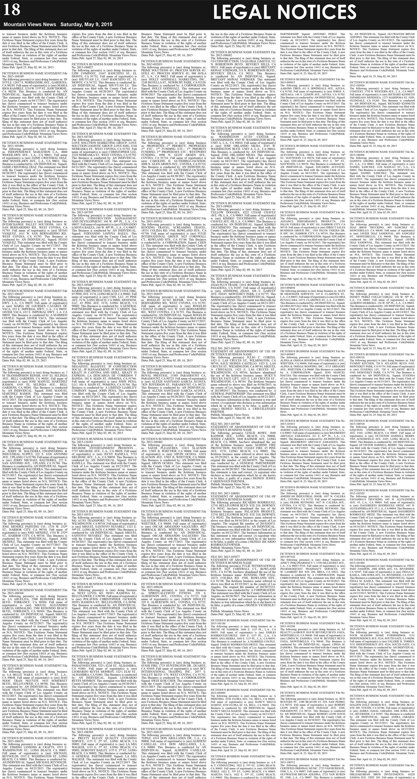 MVNews this week:  Page 18