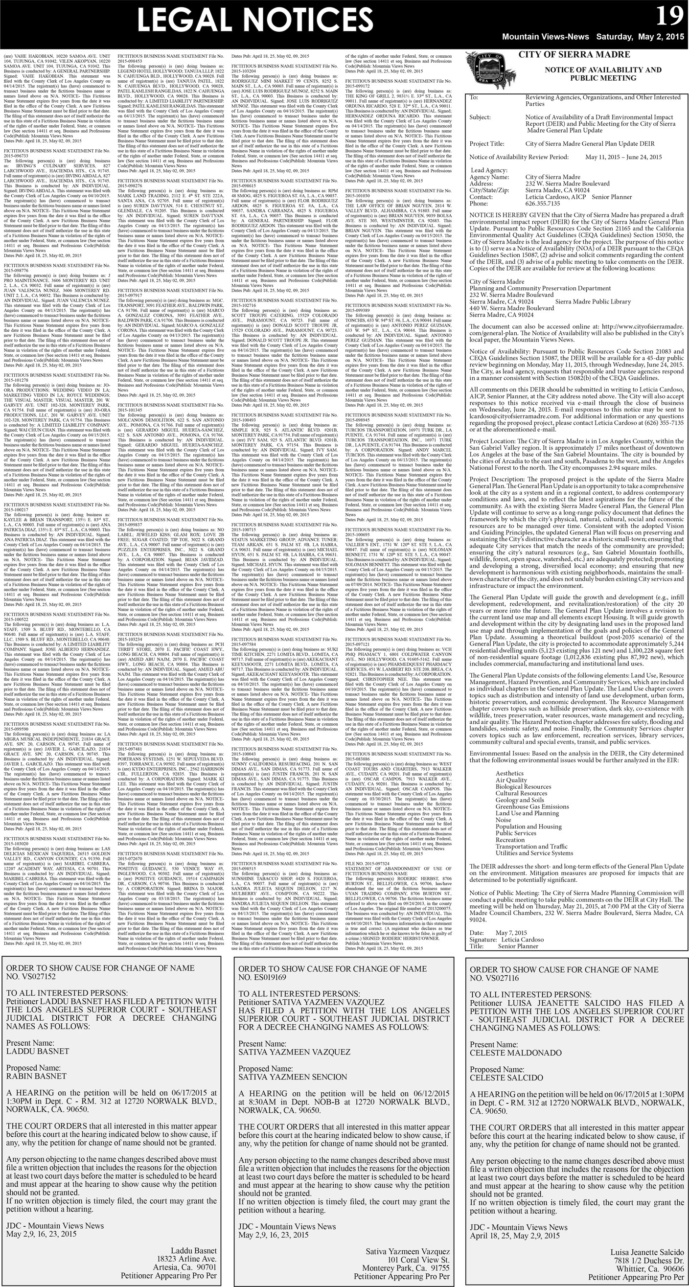 MVNews this week:  Page 19