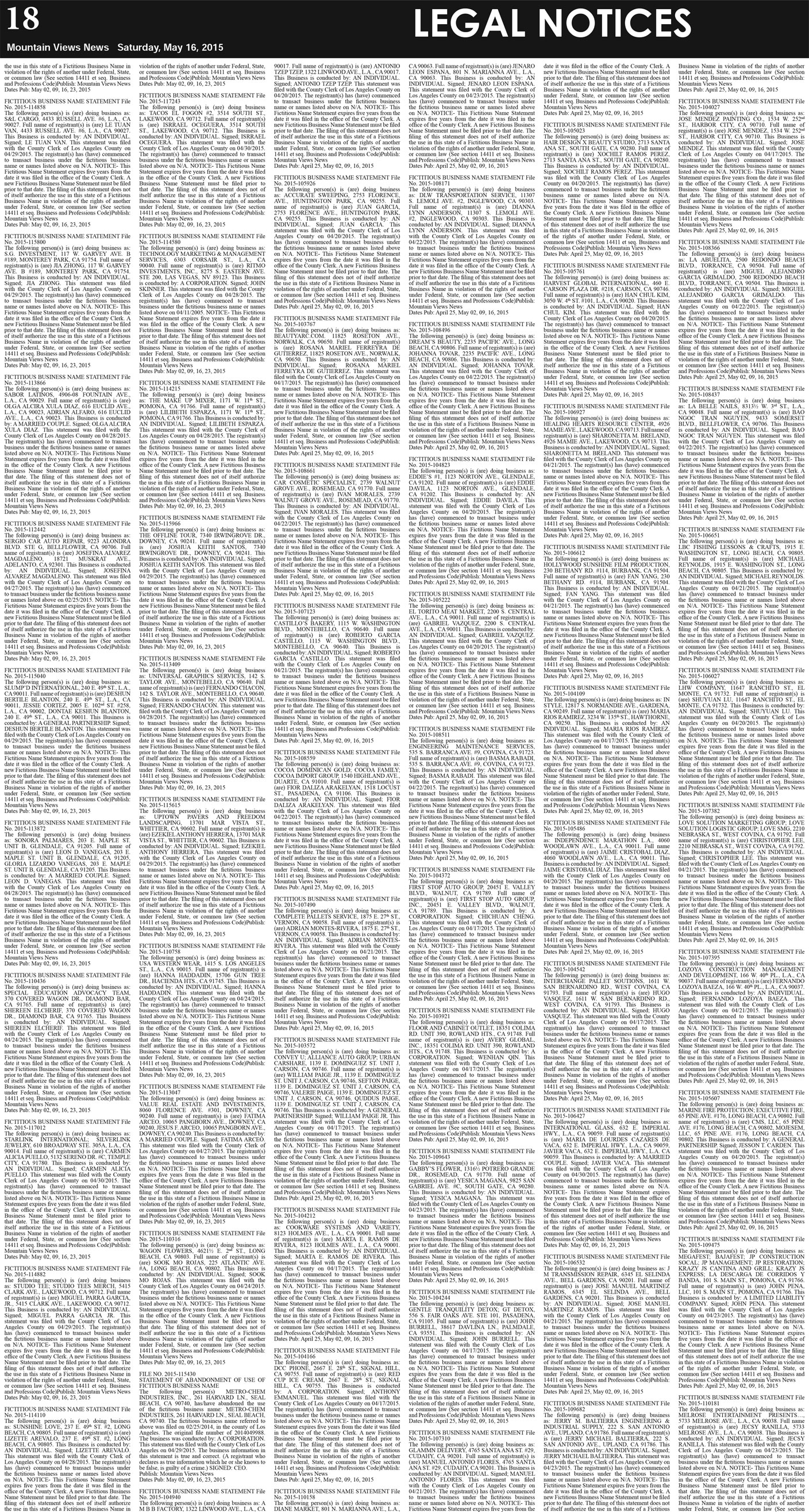 MVNews this week:  Page 18