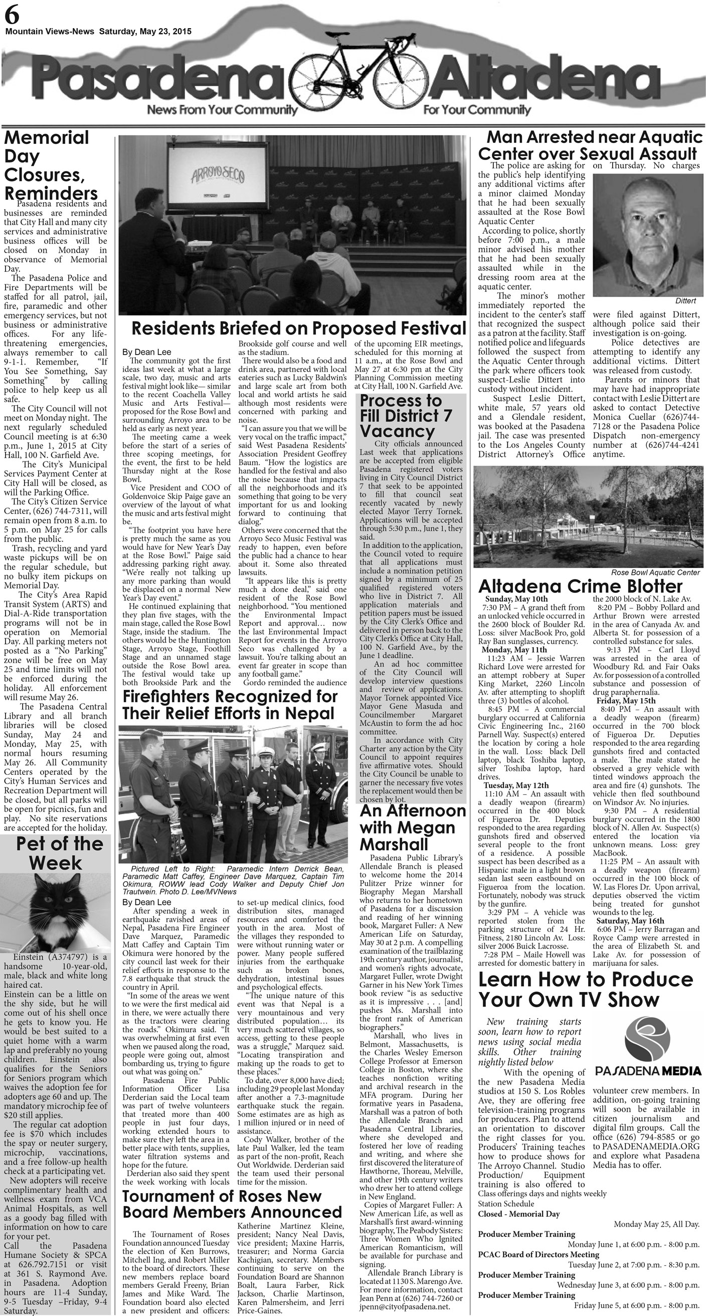 MVNews this week:  Page 6