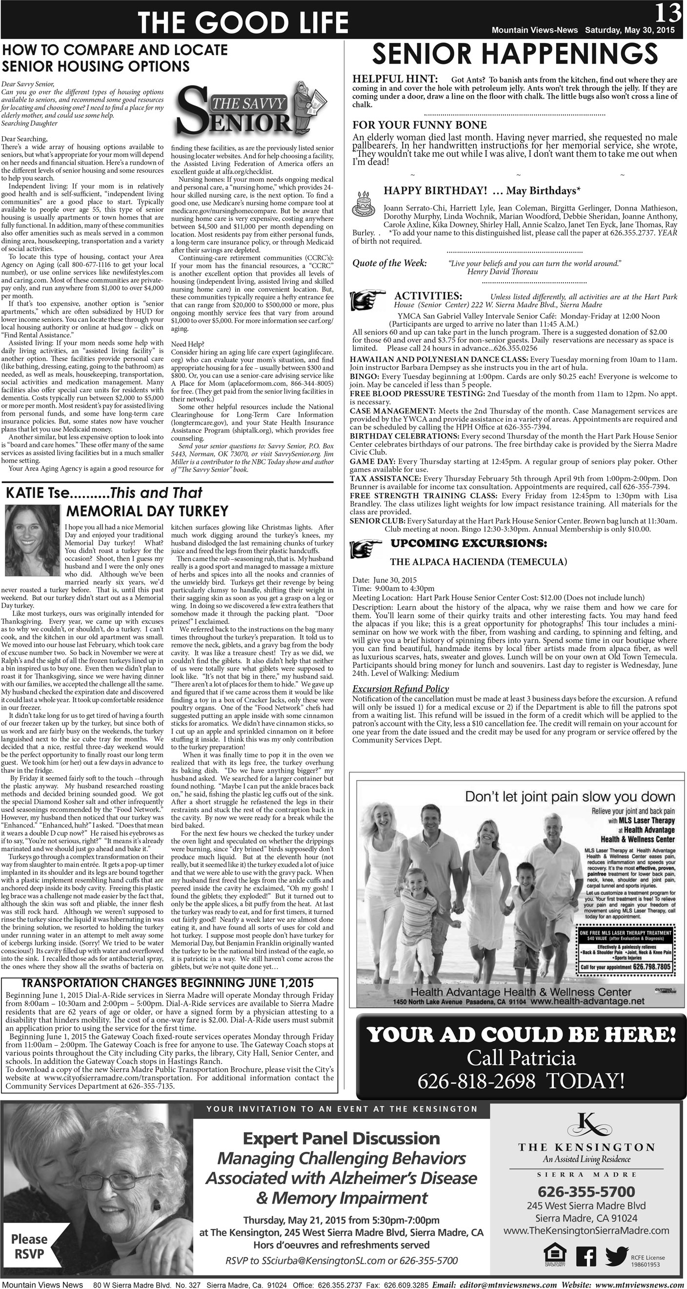 MVNews this week:  Page 13