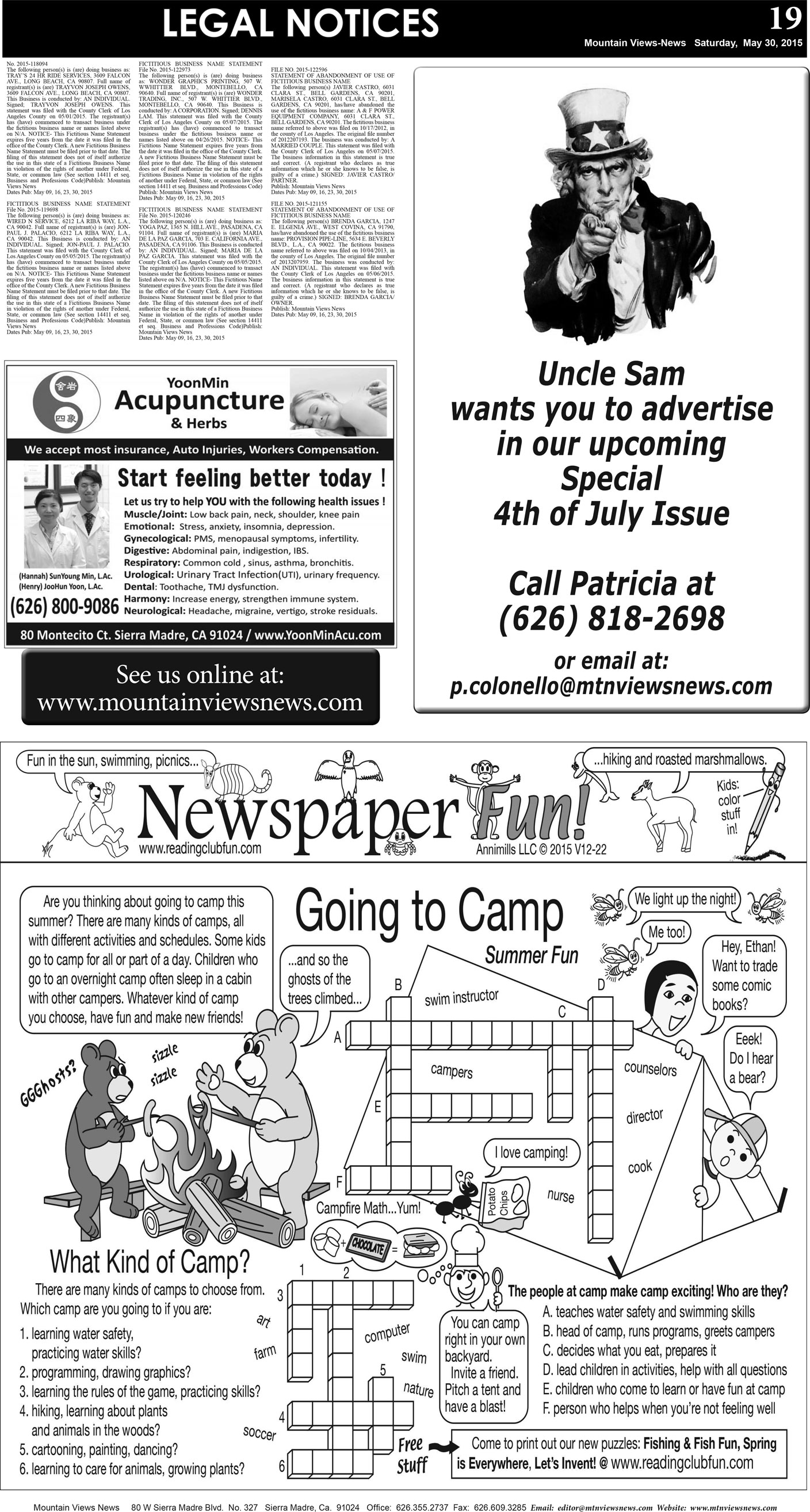MVNews this week:  Page 19