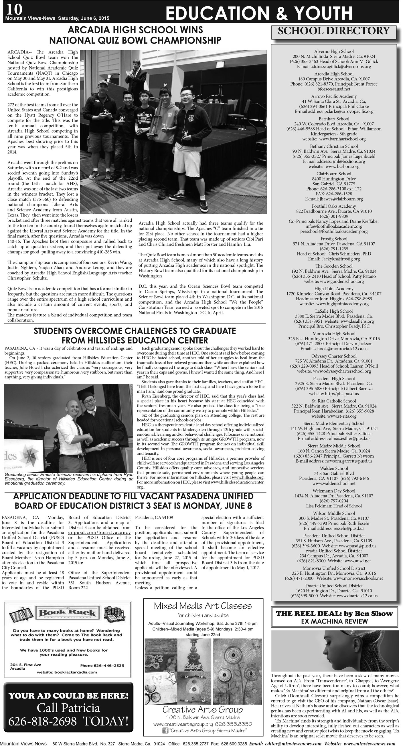 MVNews this week:  Page 10