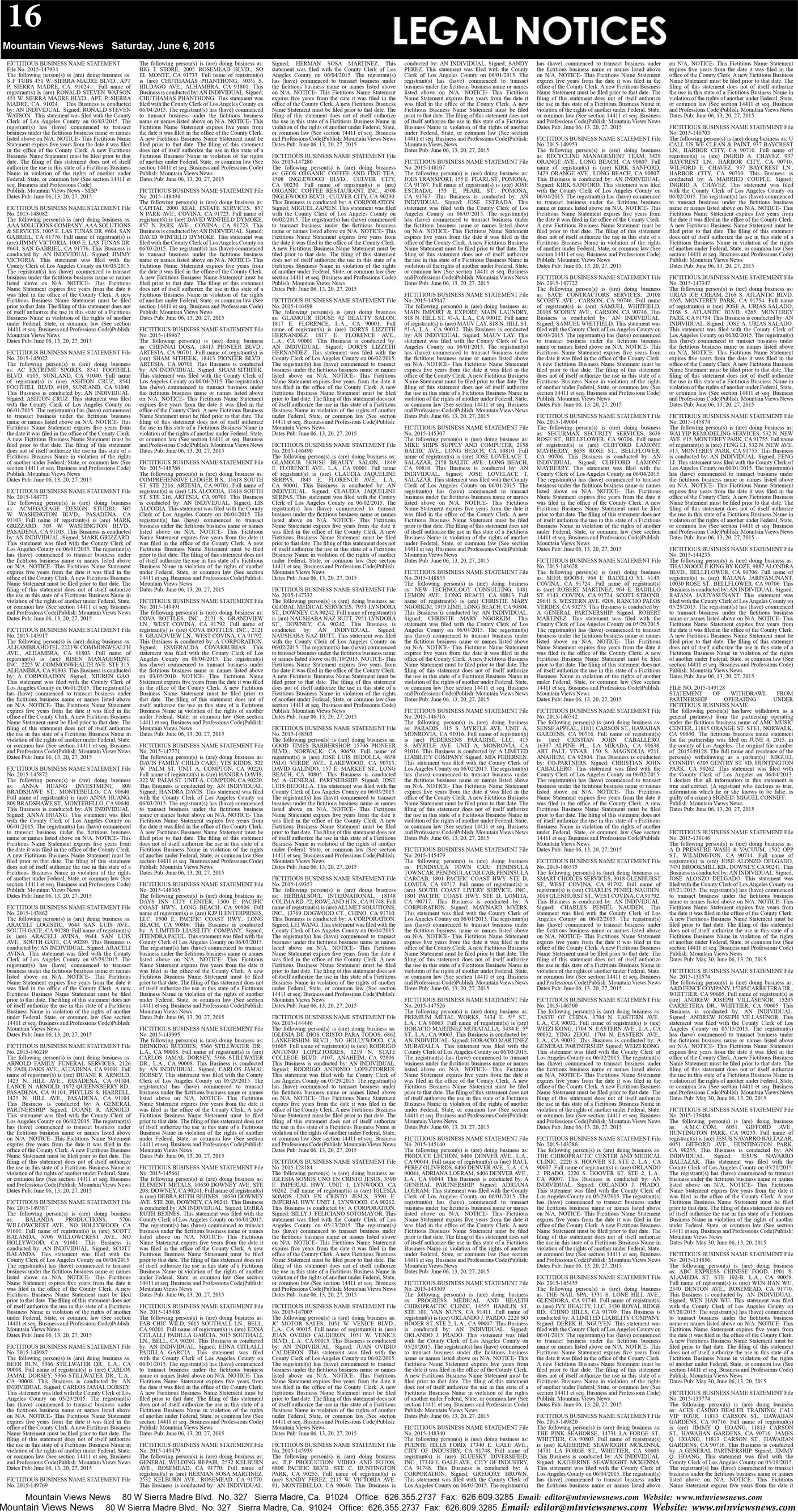 MVNews this week:  Page 16