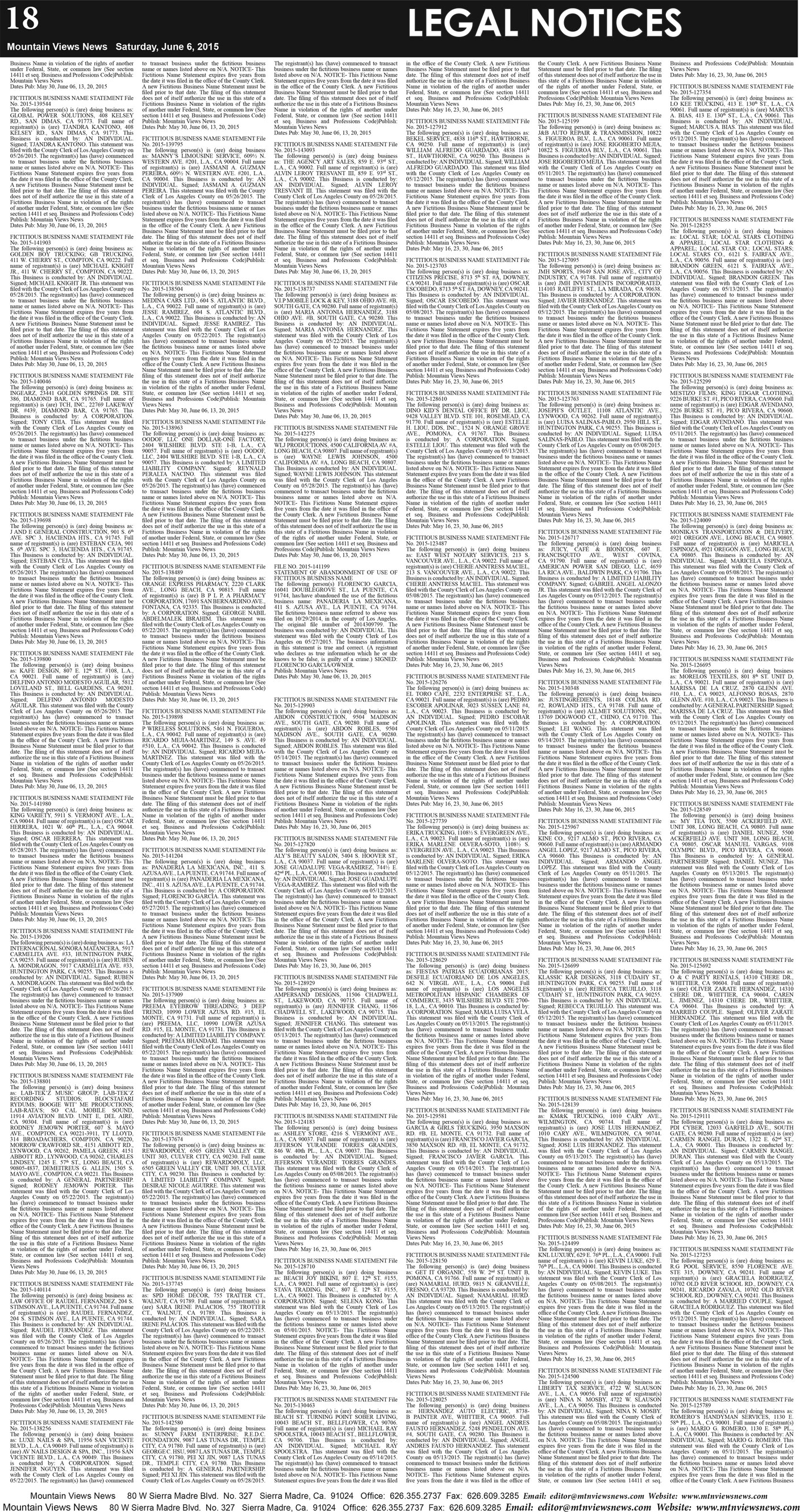 MVNews this week:  Page 18