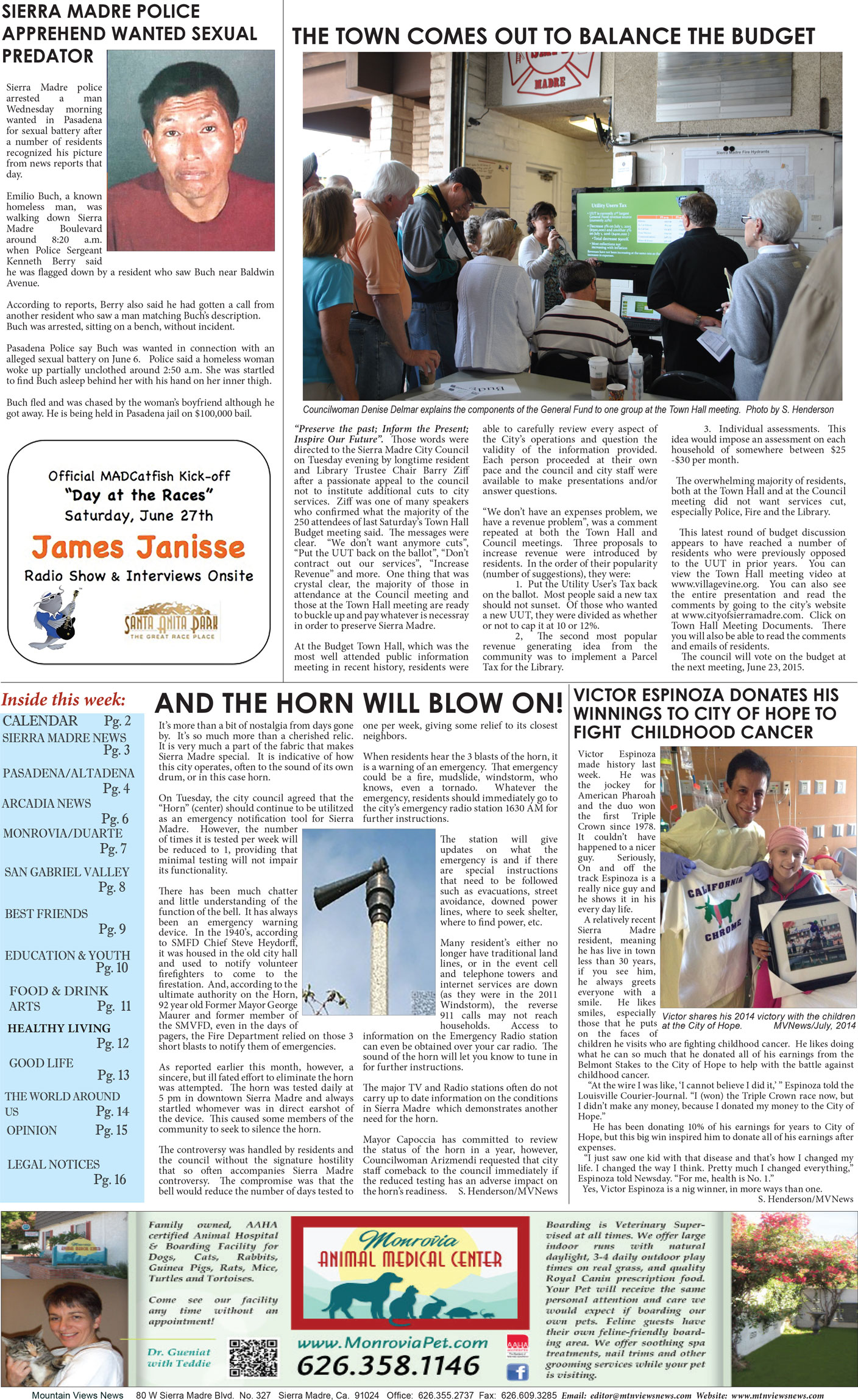 MVNews this week:  Page 1